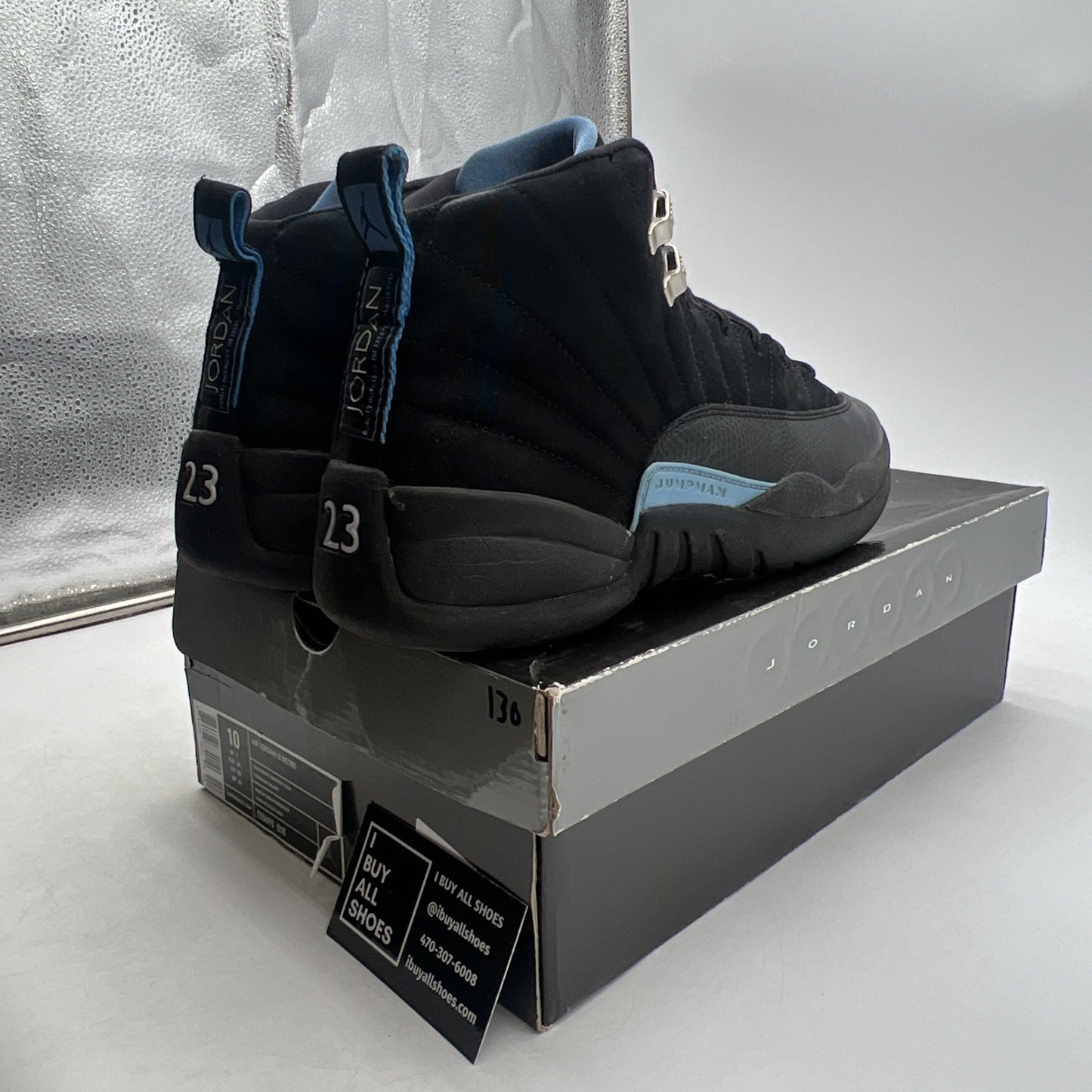 Size 10 - Air Jordan 12 Retro 2009 Nubuck (130690-018)