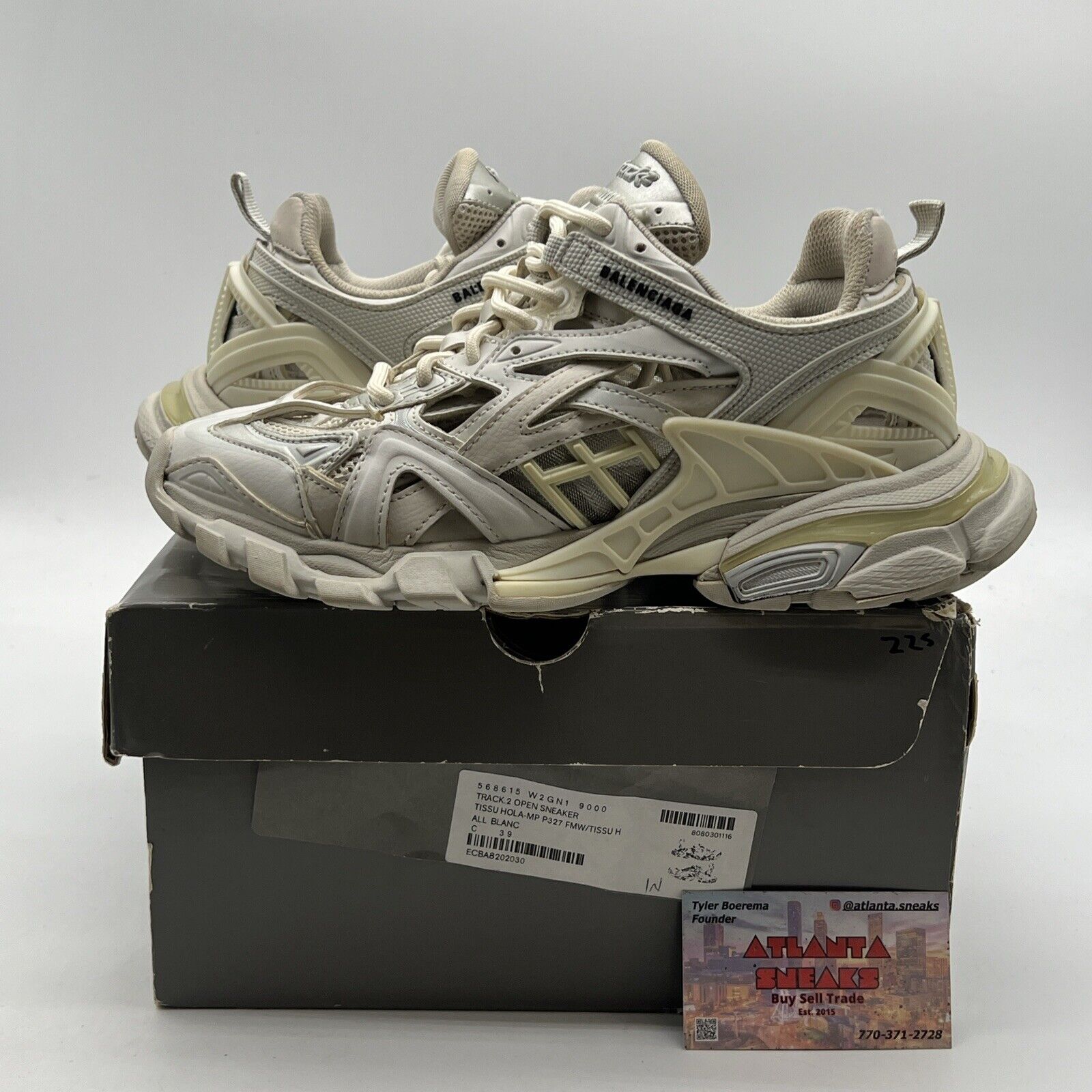 Size 9 - Balenciaga Track.2 Trainer Beige W