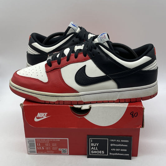 Size 11 - Nike Dunk Low EMB x NBA 75th Anniversary Bulls 2021 (DD3363-100)