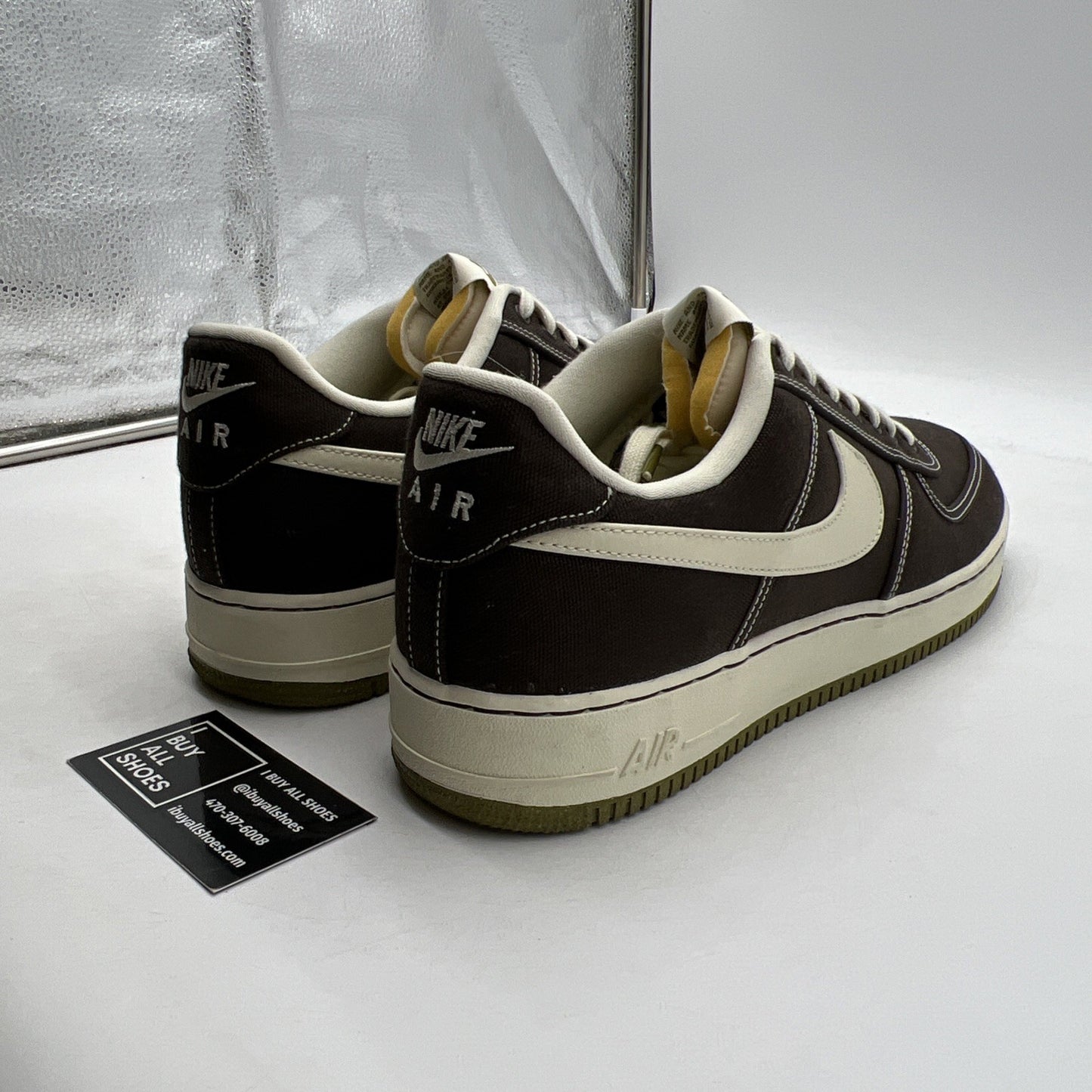 Size 14 - Nike Air Force 1 '07 Premium Low Baroque Brown (CI349-201)