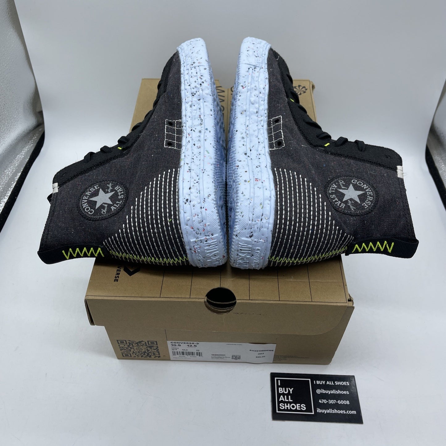 Size 10.5 - Converse Chuck Taylor All Star Crater High Black