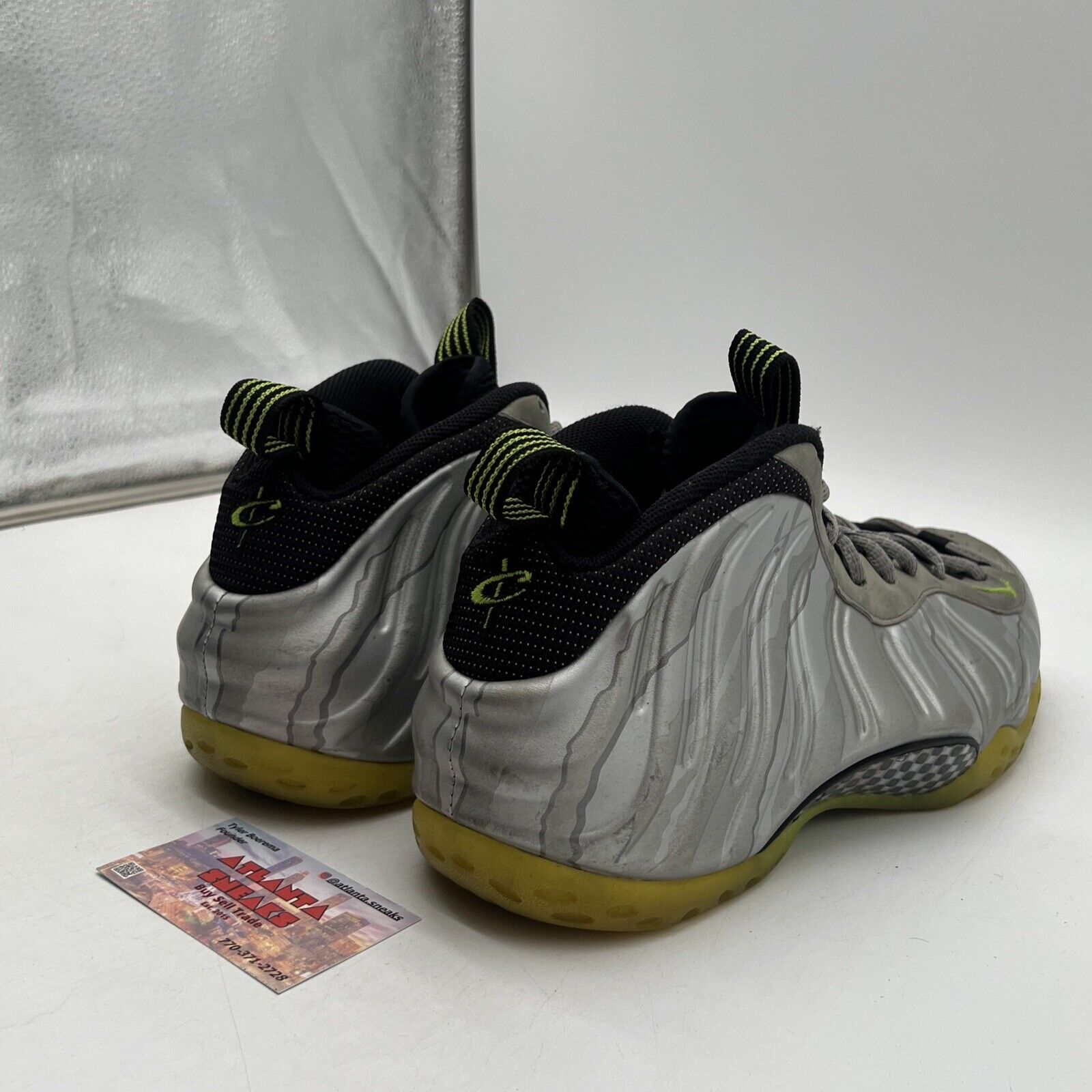 Size 11.5 - Nike Air Foamposite One Prm Metallic Camo Grey (575420-004)