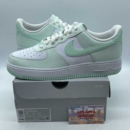 Size 10 - Nike Air Force 1 Low Mint Foam Mint Green White Leather (FZ4123-394)