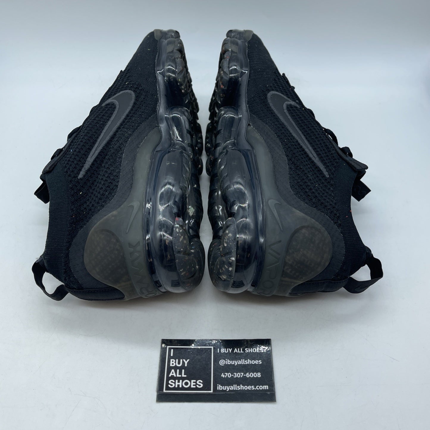 Size 12 - Nike Air VaporMax Flyknit 2021 Black Anthracite Suede (DH4084-001)