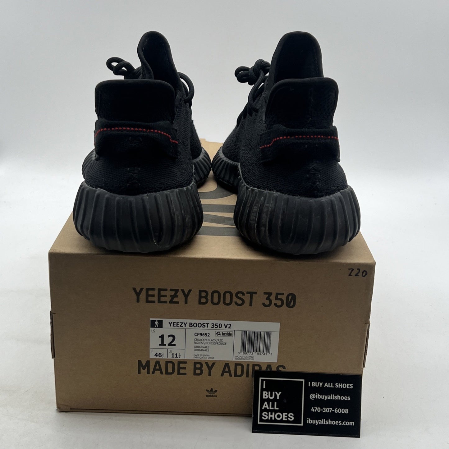 Size 12 - adidas Yeezy Boost 350 V2 Low Bred (CP9652)
