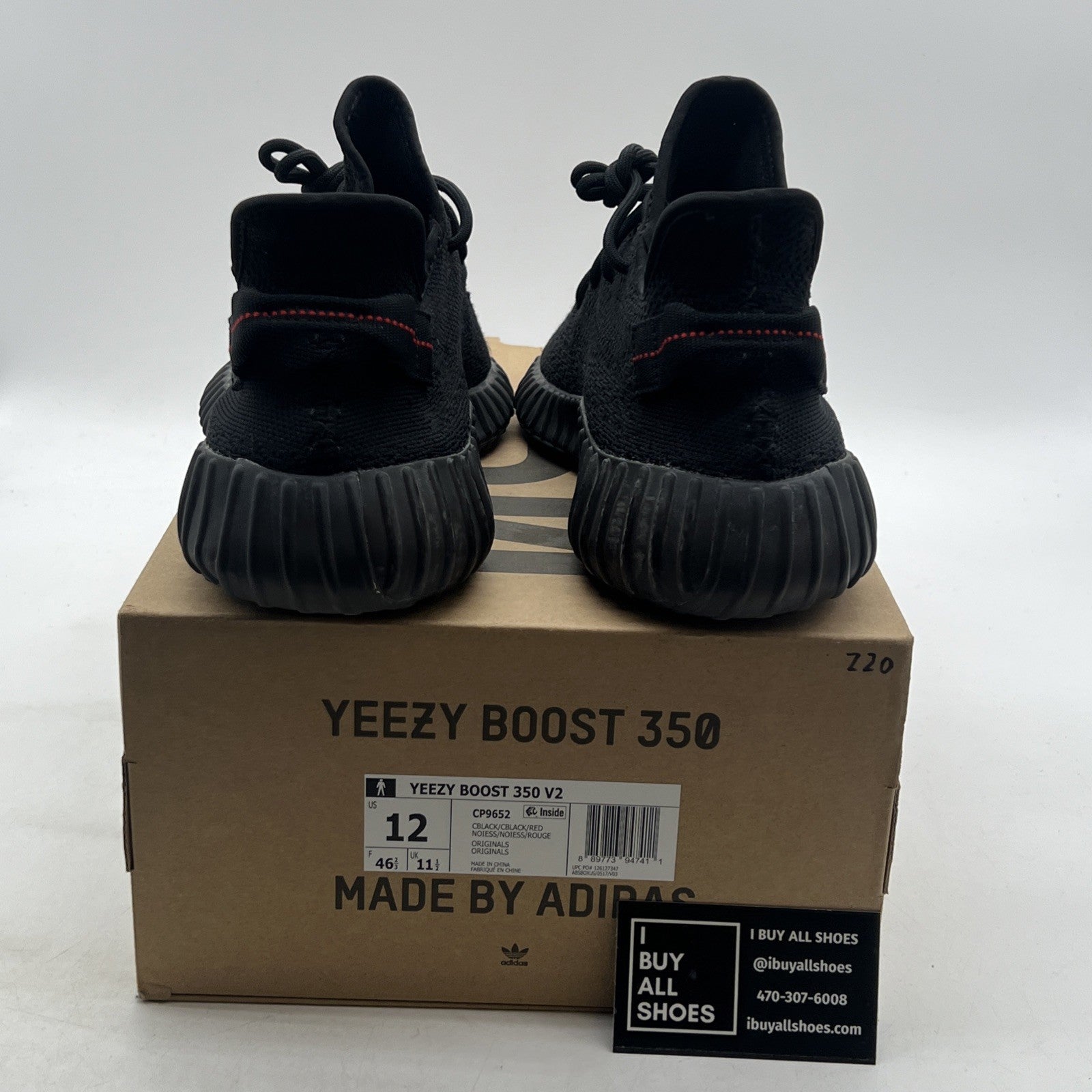 Size 12 - adidas Yeezy Boost 350 V2 Low Bred (CP9652)