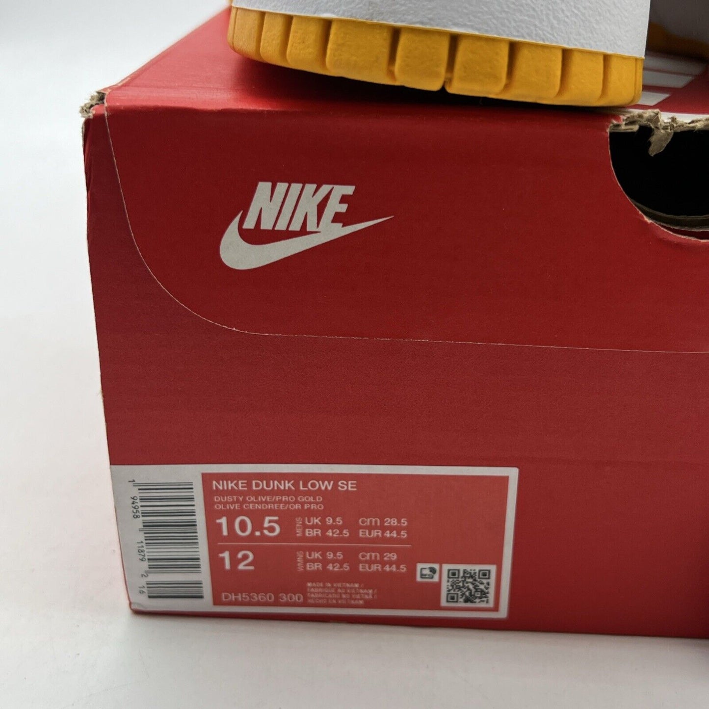 Size 10.5 - Nike Dunk Low Dusty Olive (DH5360-300)