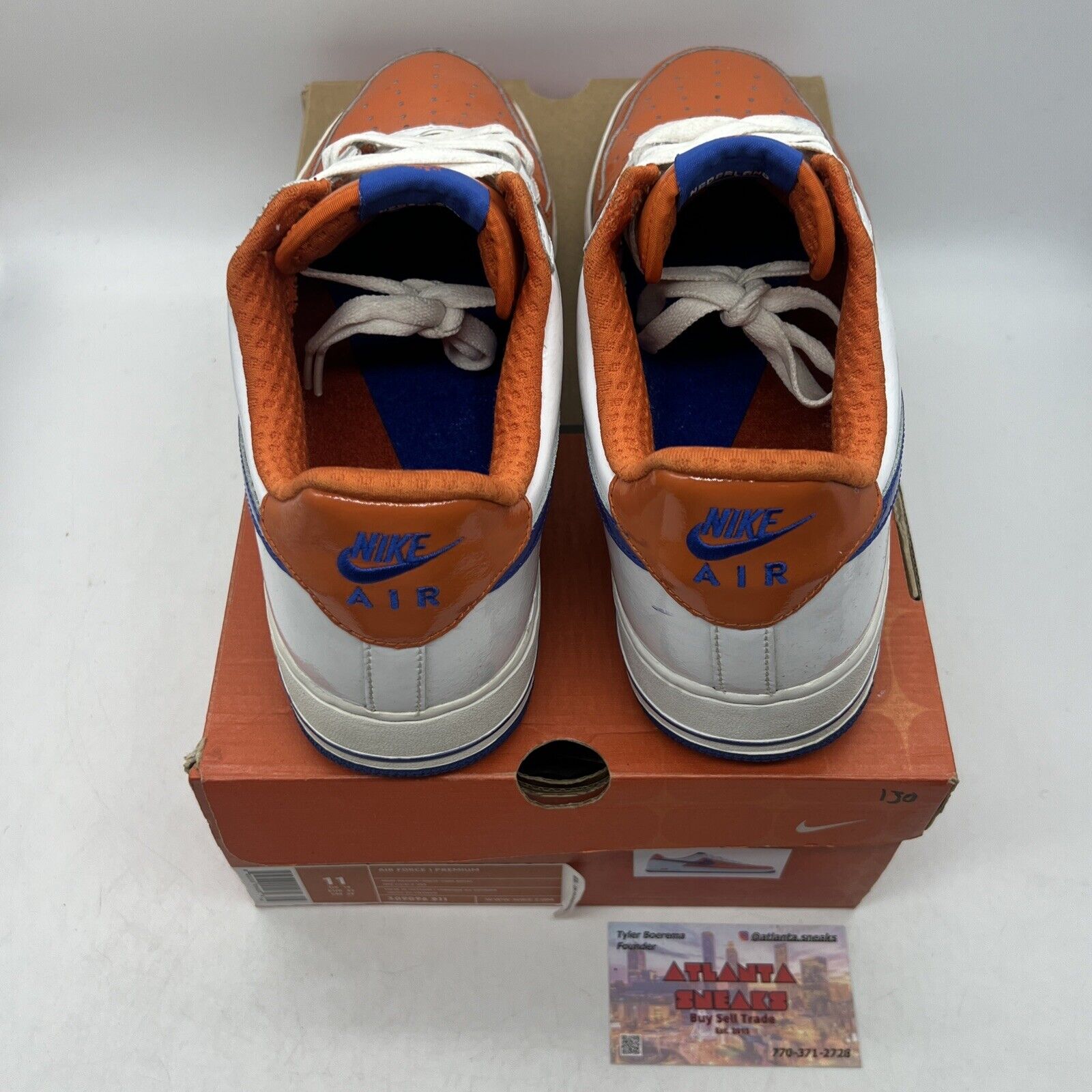 Size 11 -Nike Air Force 1 Premium Holland World Cup Orange Blue White 309096-811