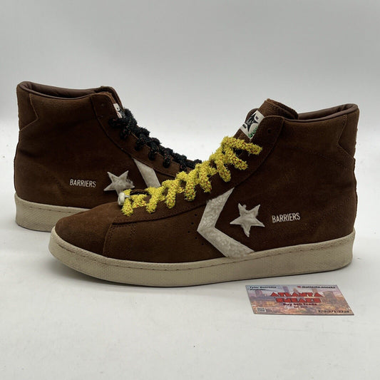 Size 12 - Converse x Barriers Pro Leather Brown Hi Top