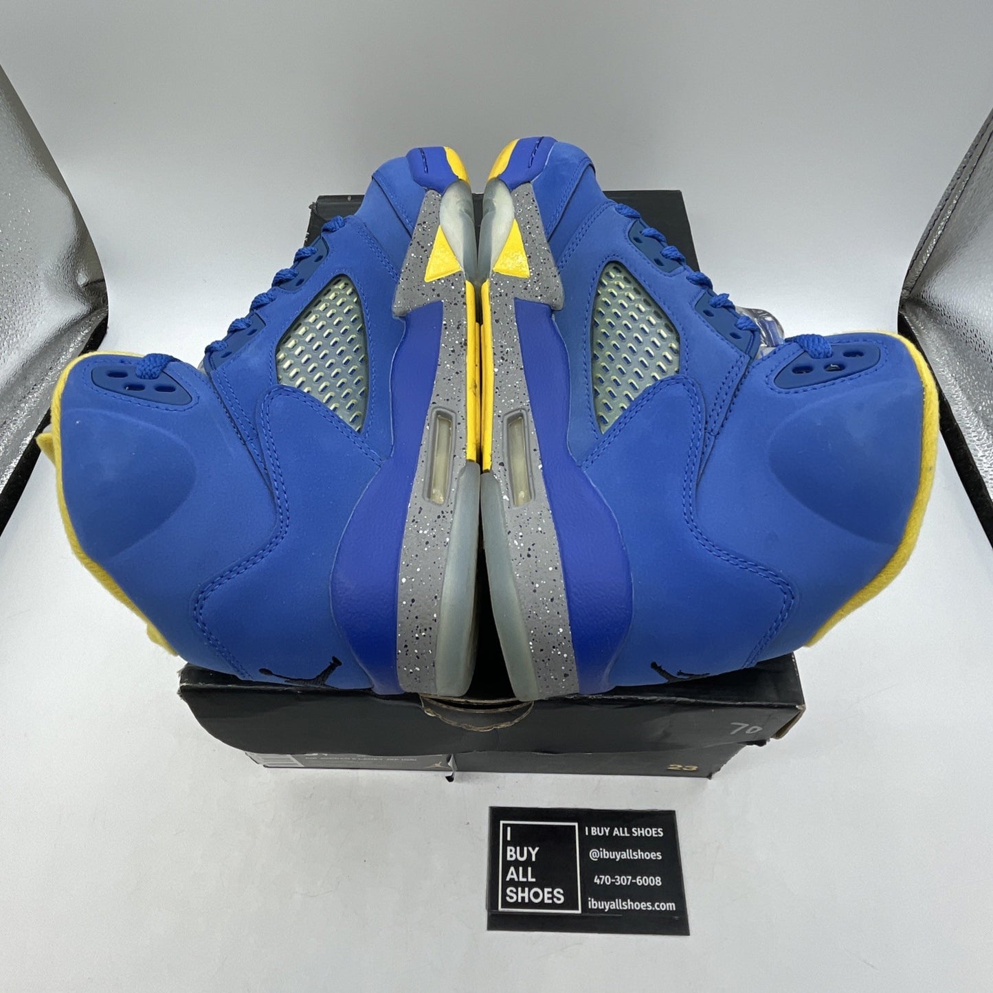 Size 5.5 (GS) - Air Jordan 5 Retro Mid Laney (CI3287-400)