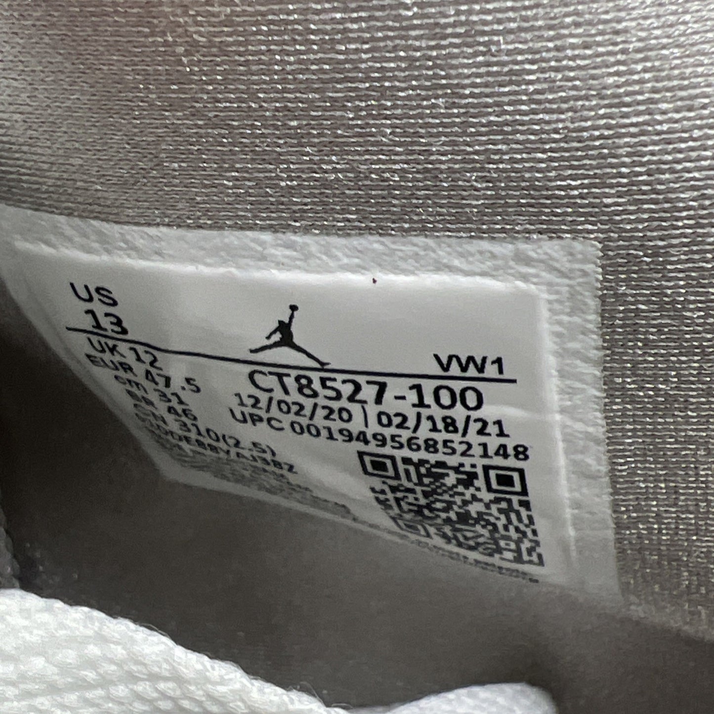 Size 13 - Air Jordan 4 Retro Mid White Oreo (CT8527-100)