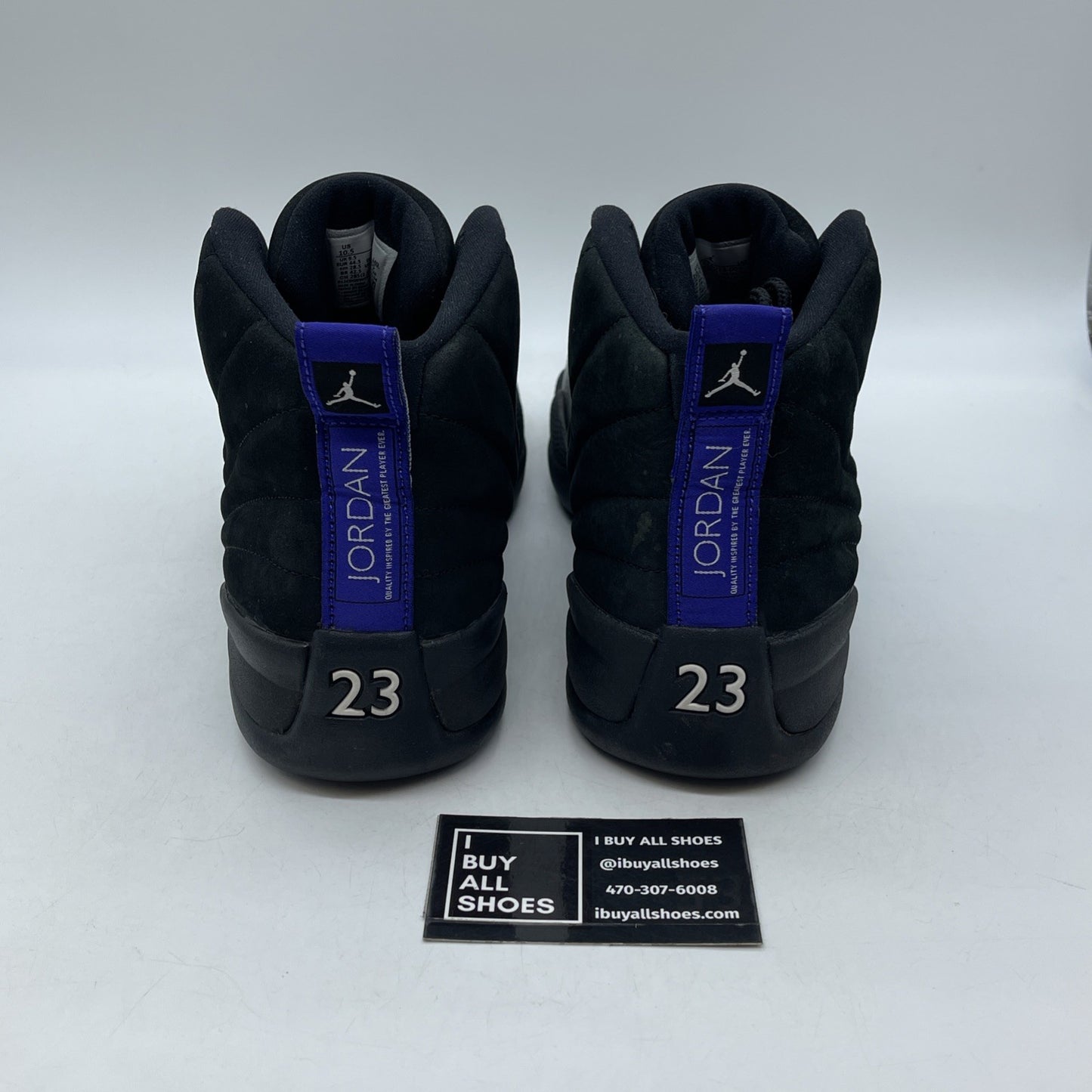 Size 10.5 - Air Jordan 12 Retro Dark Concord Black Suede (CT8013-005)
