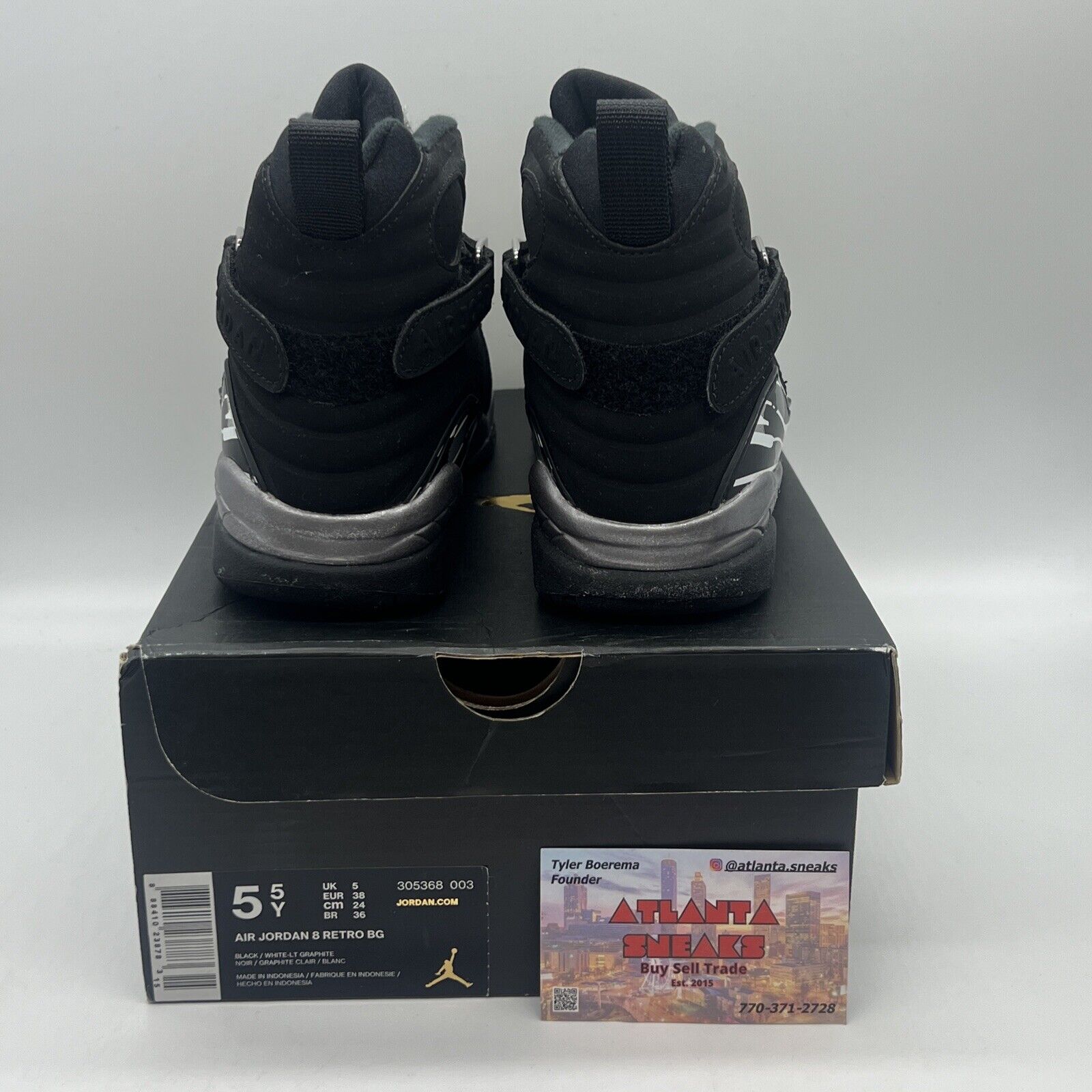 Size 7 - Jordan 8 Retro Chrome 2015