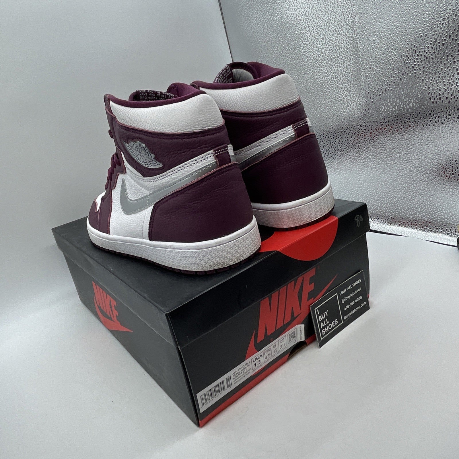 Size 13 - Air Jordan 1 Retro High OG Bordeaux (555088-611)