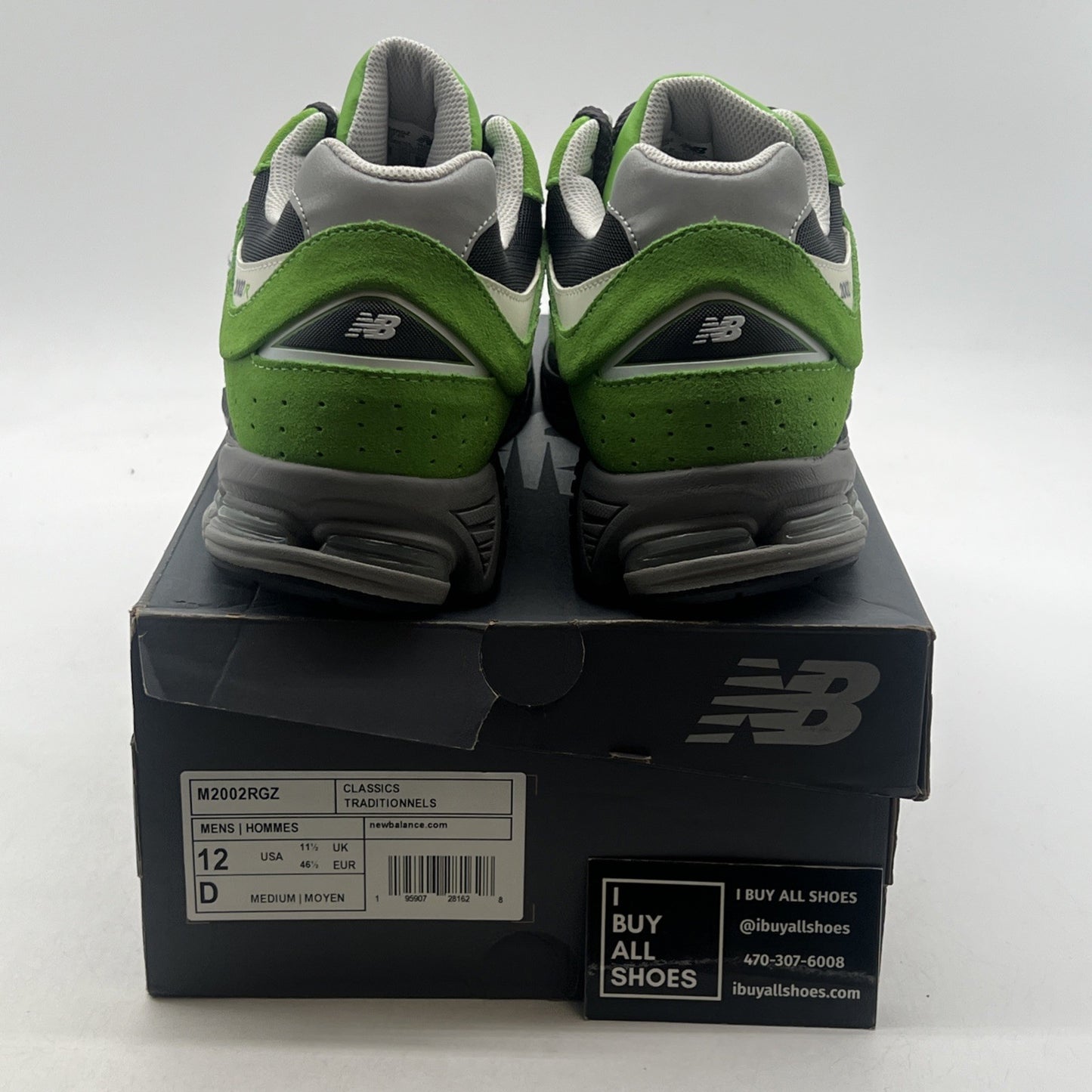 Size 12 - New Balance 2002R Good Vibes Pack - Green Apple (M2002RGZ)
