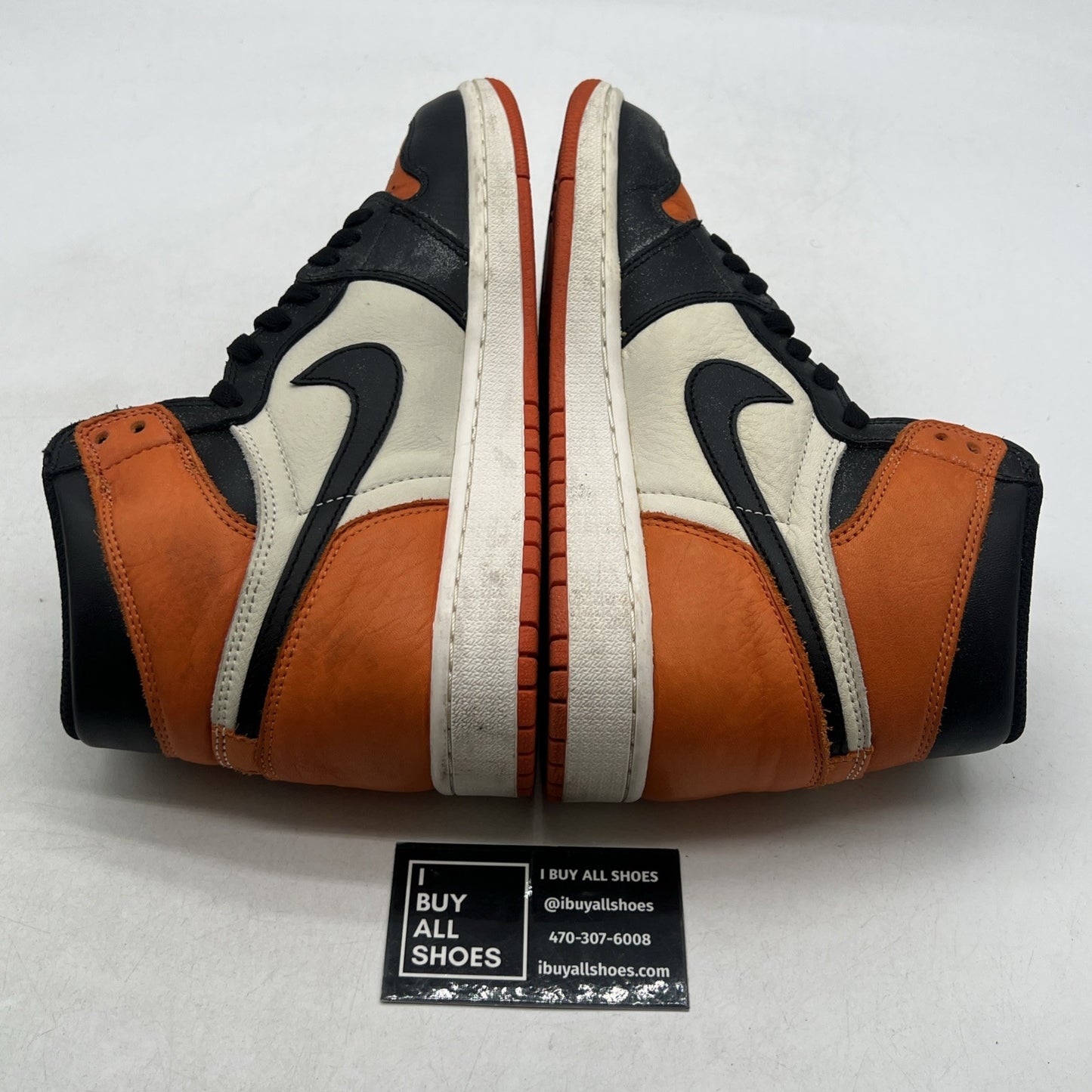 Size 9 - Air Jordan 1 Retro High OG shattered backboard away 2016 (555088-005)