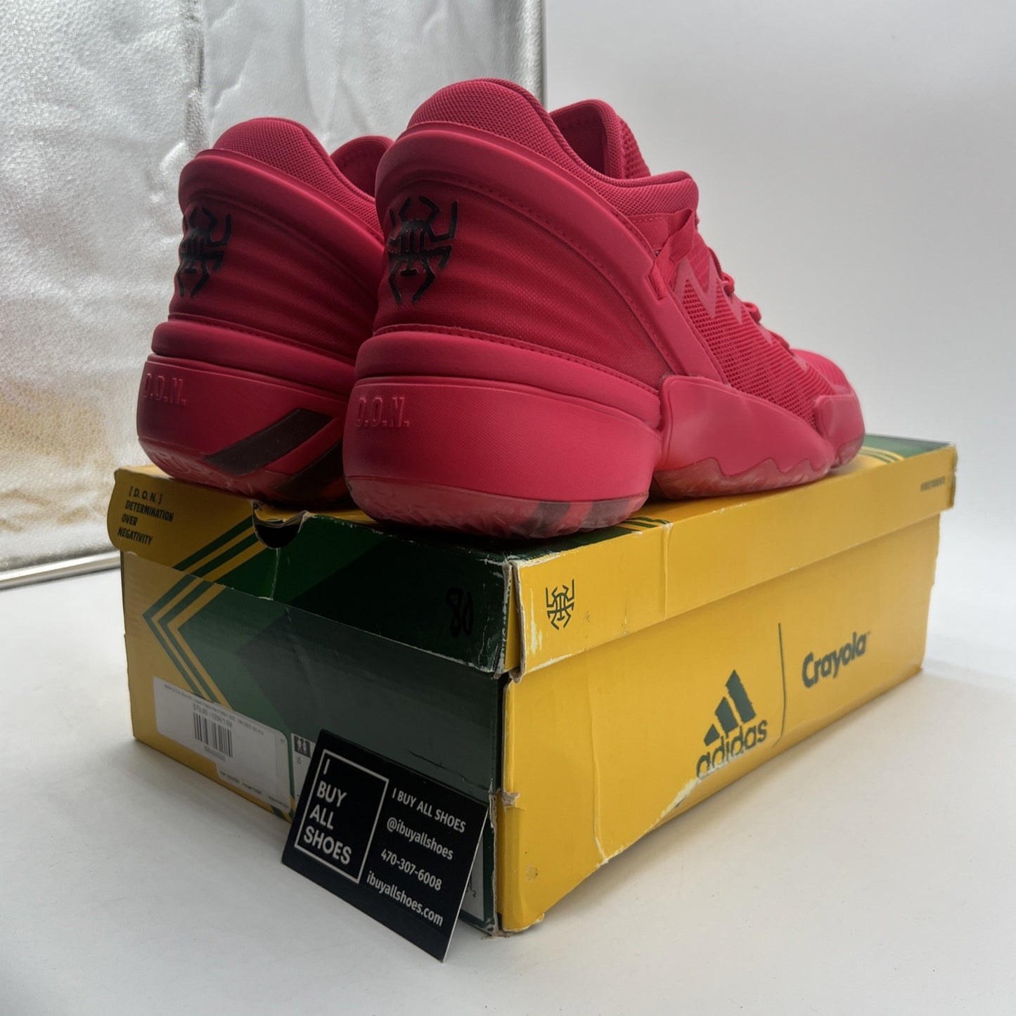 Size 11 - adidas Crayola x D.O.N. Issue #2 Power Pink (FV8961)