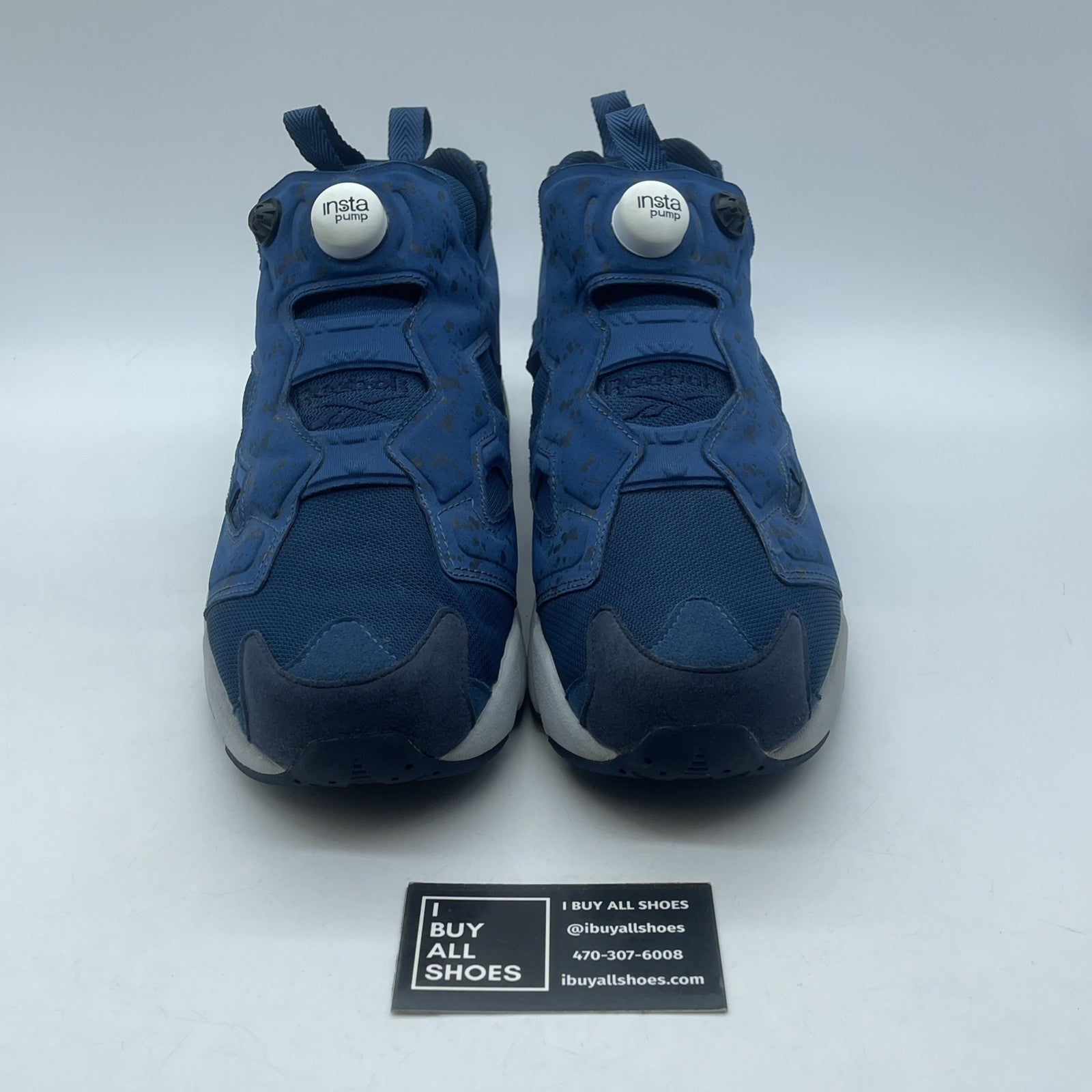 Size 11.5 - Reebok Low-Cut Sneakers Nvy Blue Grey Suede (V65752)