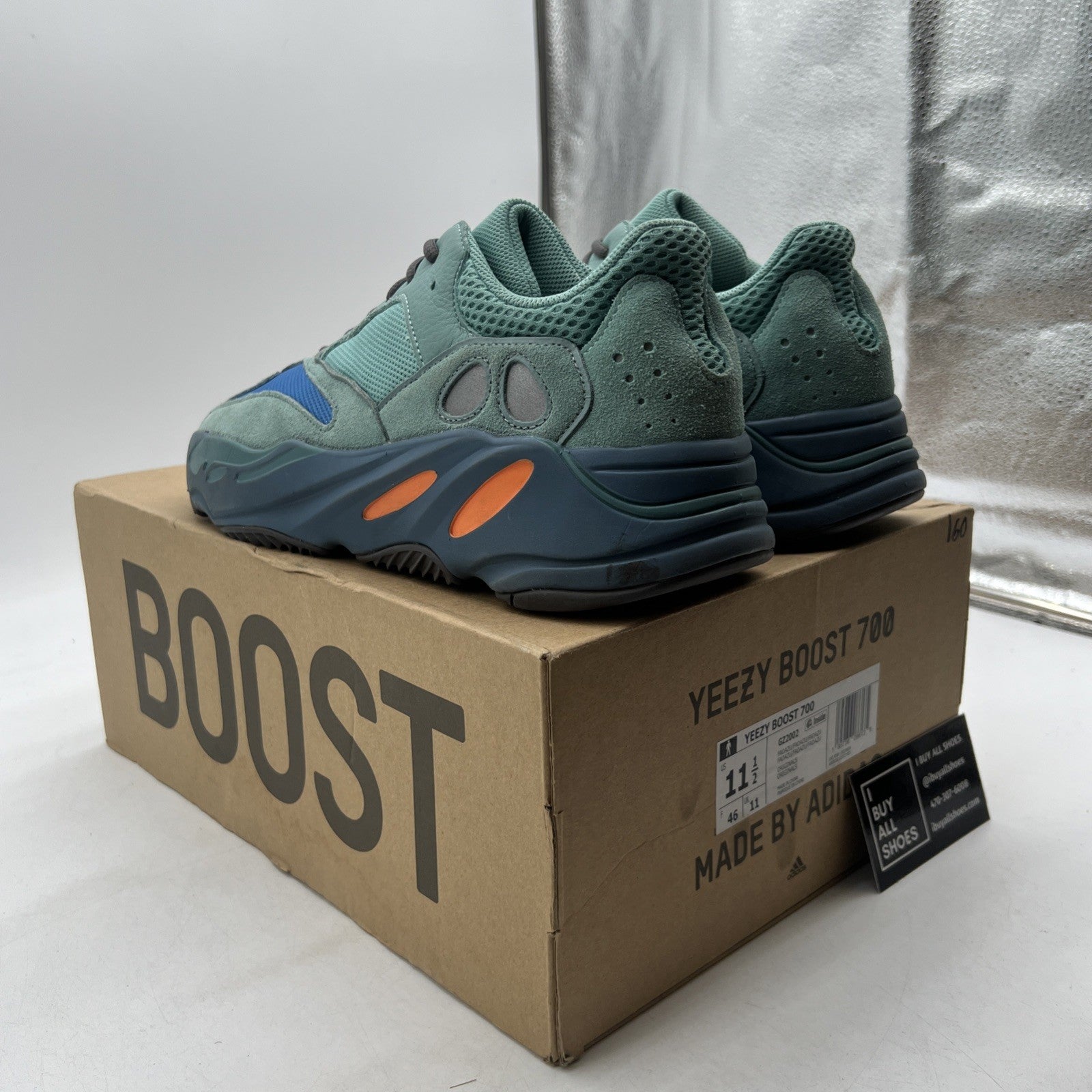 Size 11.5 - adidas Yeezy Boost 700 Faded Azure (GZ2002)