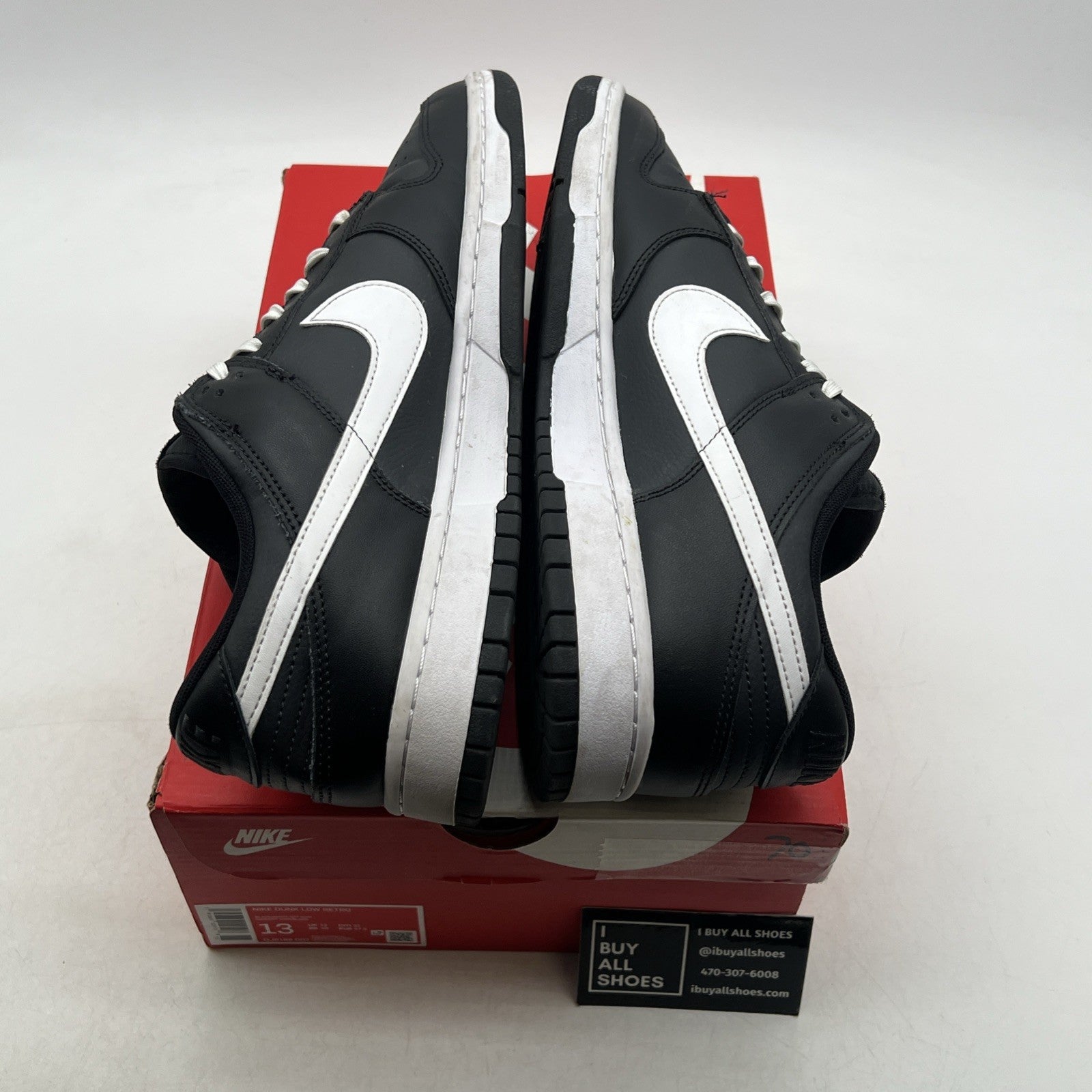 Size 13 - Nike Dunk Low Black Panda (DJ6188-002)