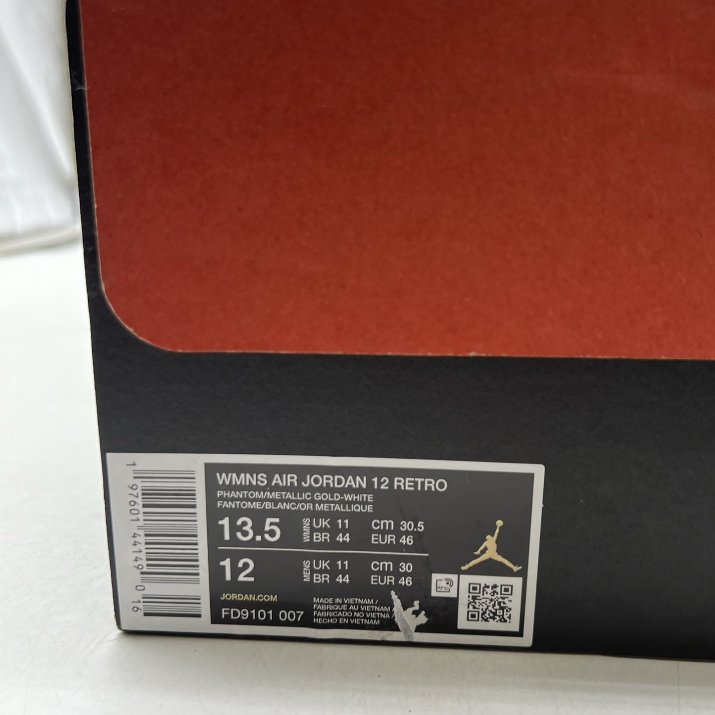 Size 13.5 - Air Jordan 12 Retro Phantom W (FD9101-007)