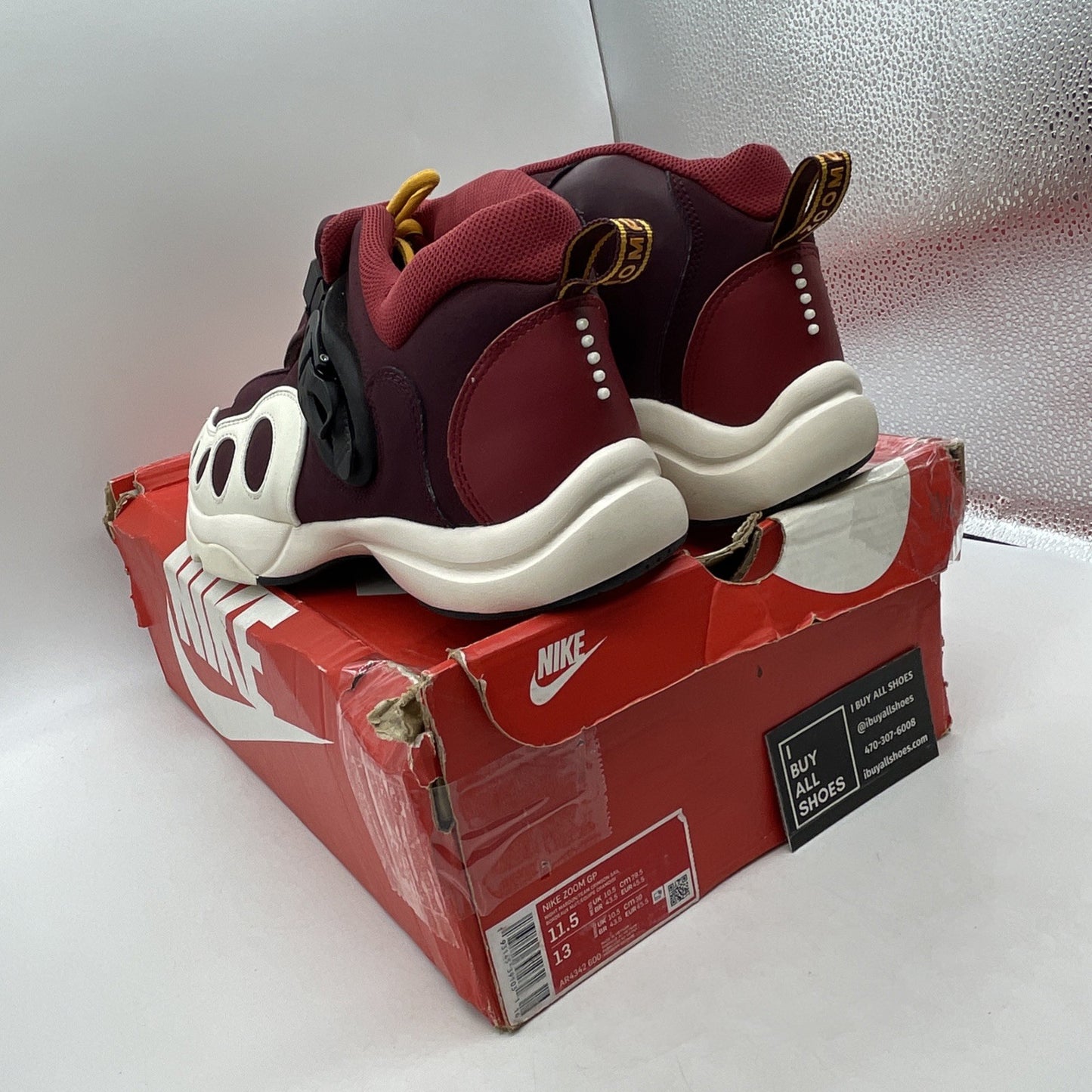 Size 11.5 - Nike Zoom GP Maroon (AR4342-600)