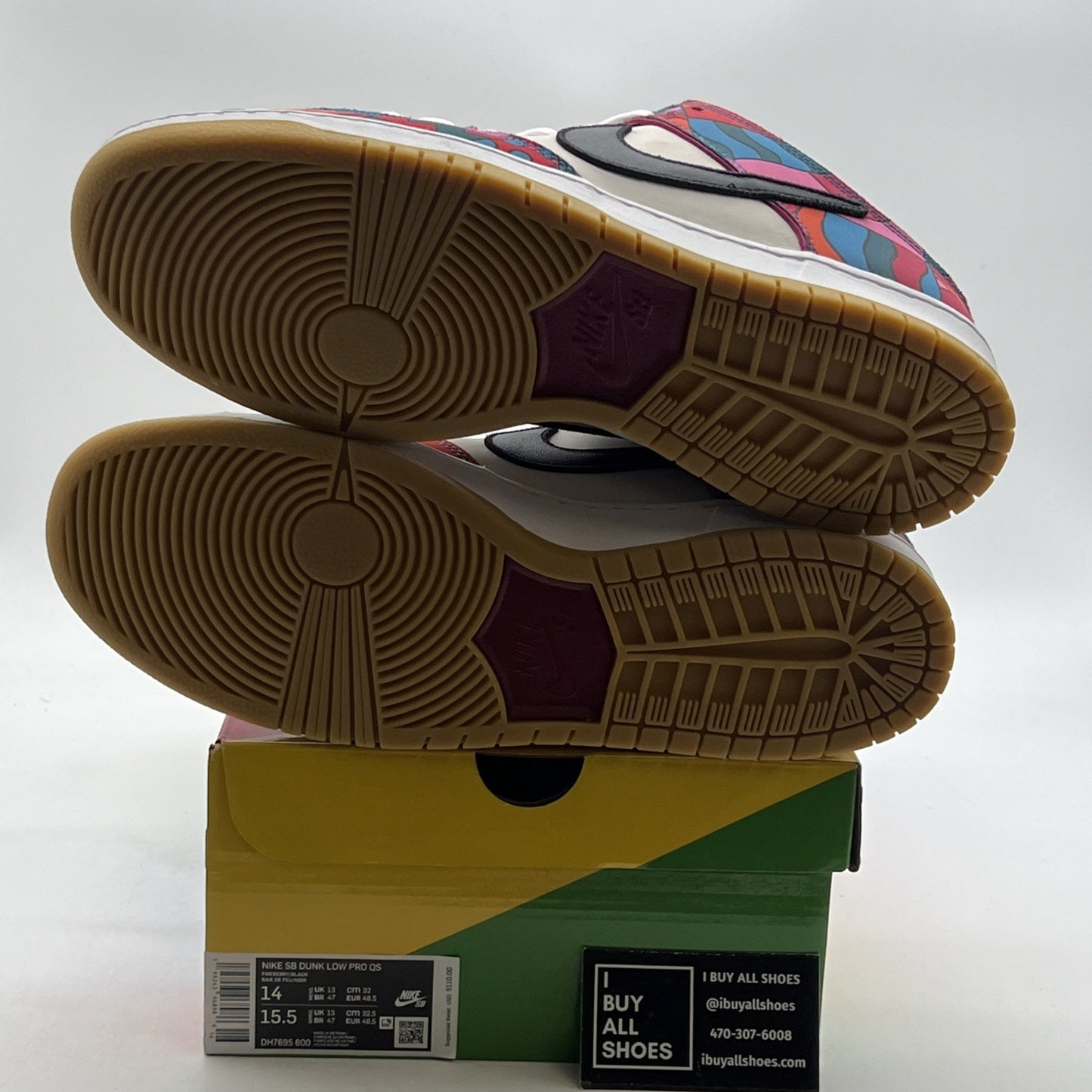 Size 14 - Nike Dunk Low Pro SB x Parra Abstract Art 2021 (DH7695-600)