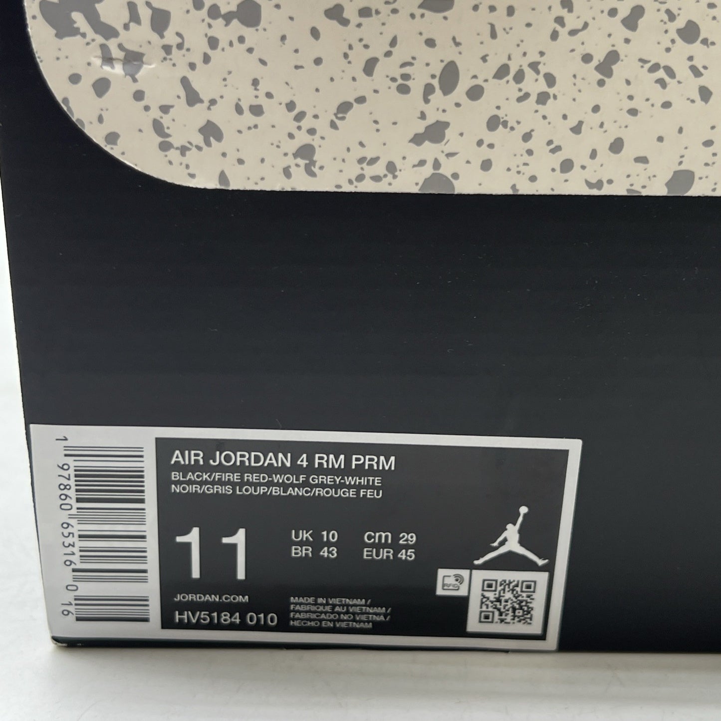Size 11 - Air Jordan 4 RM Black Metallic (HV5184-010)