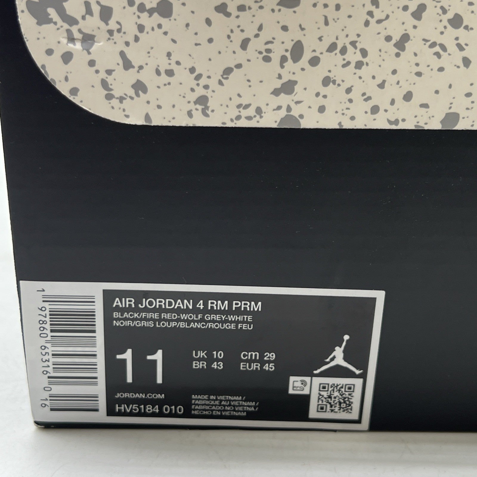 Size 11 - Air Jordan 4 RM Black Metallic (HV5184-010)