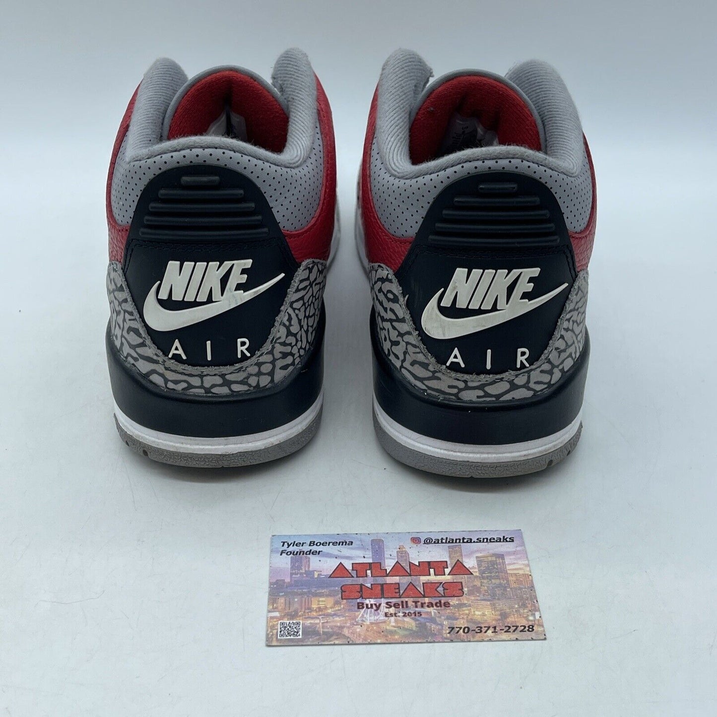 Size 8 - Jordan 3 Retro SE Mid Unite Grey Suede Black Red leather (CK5692-600)