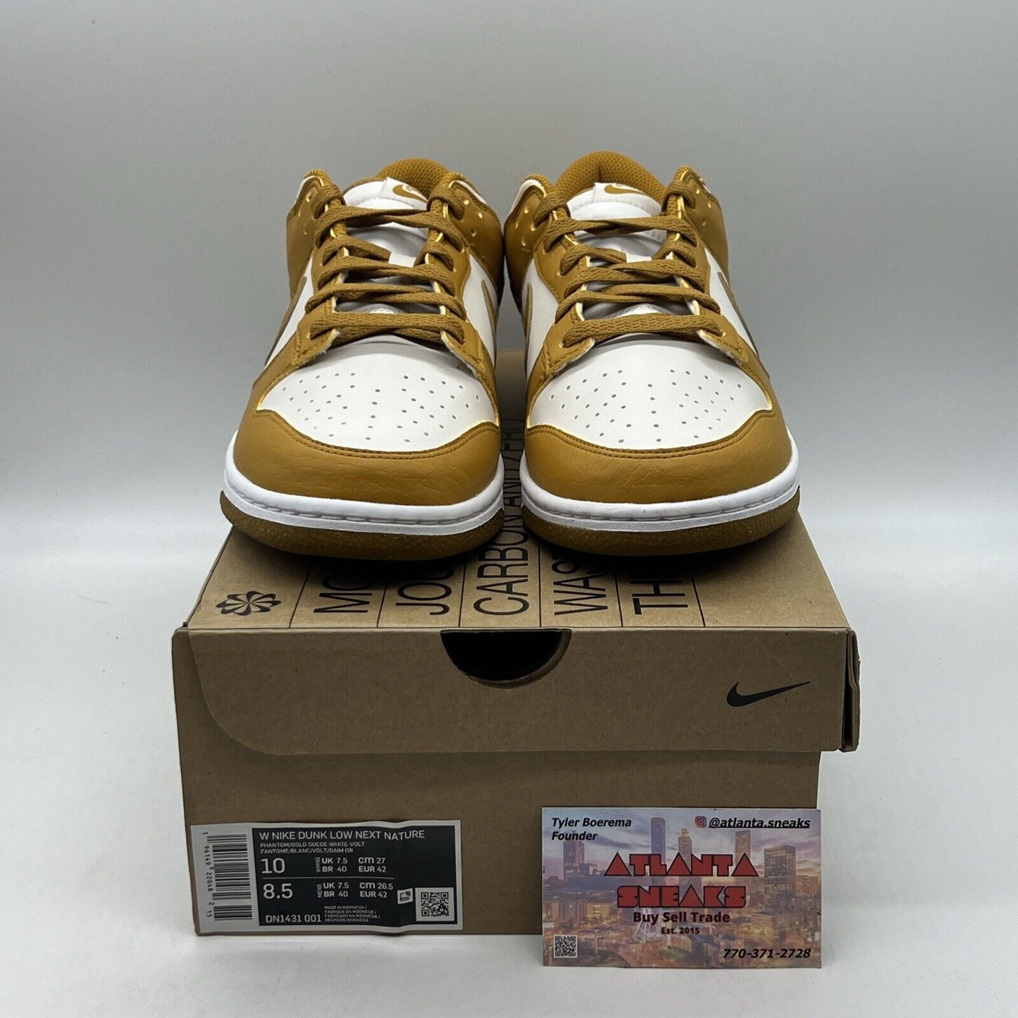 Size 10 - Nike Dunk Low Next Nature Phantom 2022 Brand New Oh All