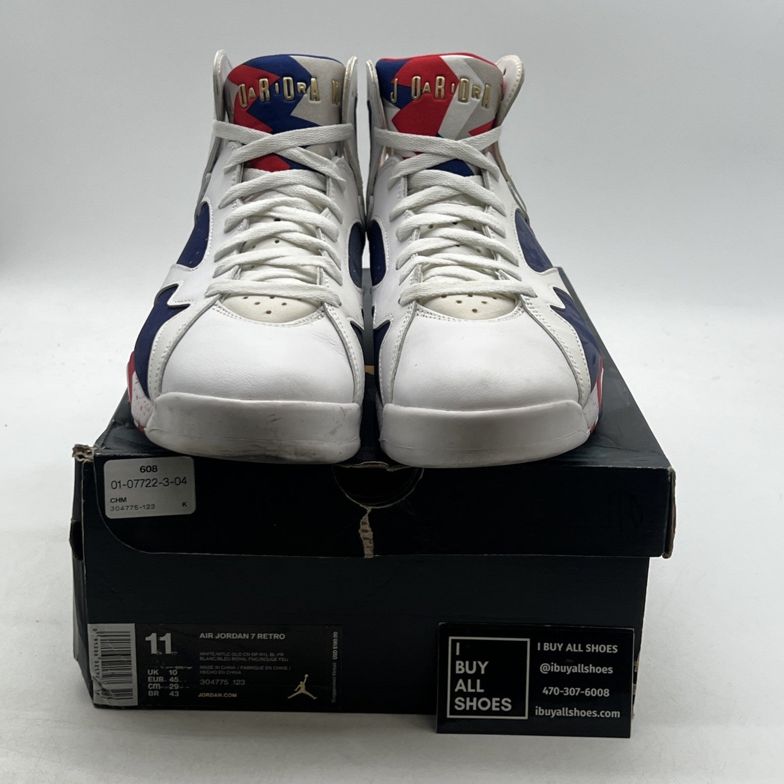 Size 11 - Air Jordan 7 Retro Tinker Alternate (304775-123)