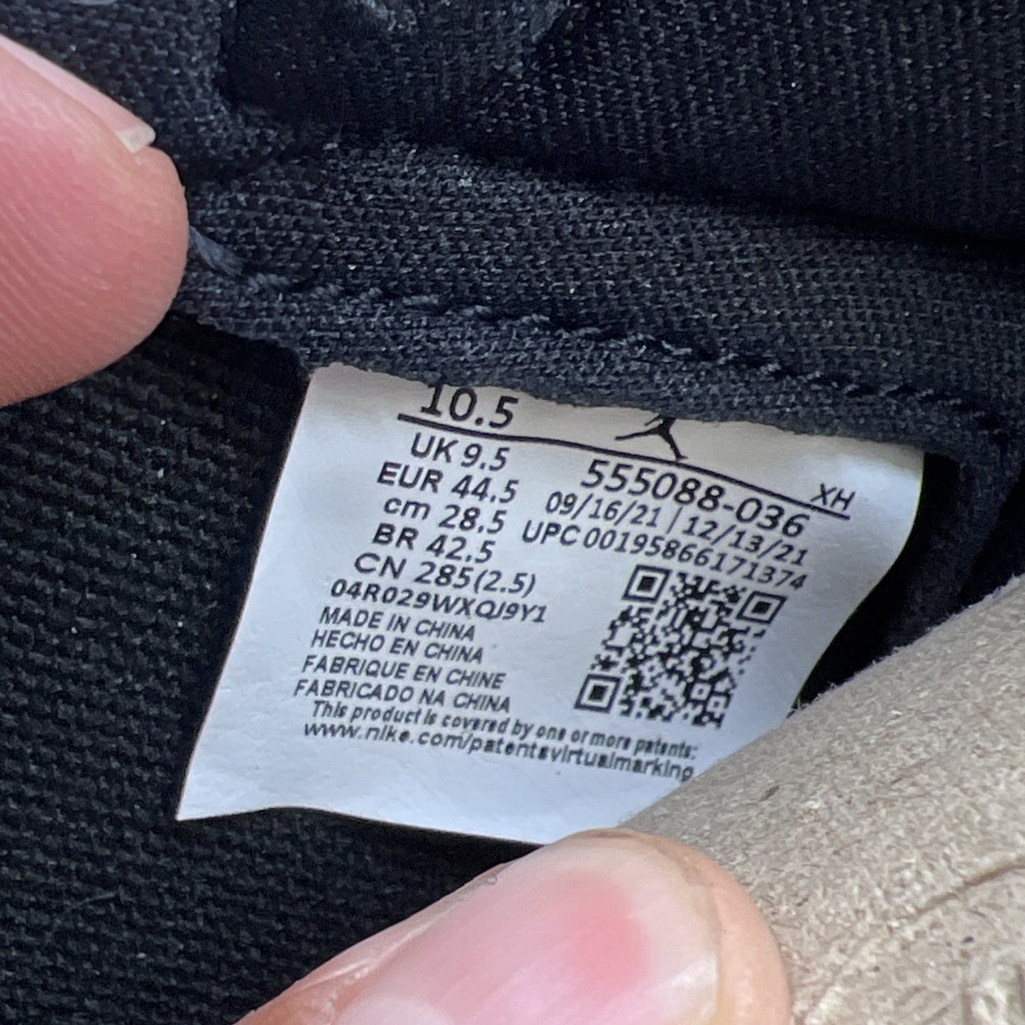 Size 10.5 - Air Jordan 1 OG High Rebellionaire (555088-036)