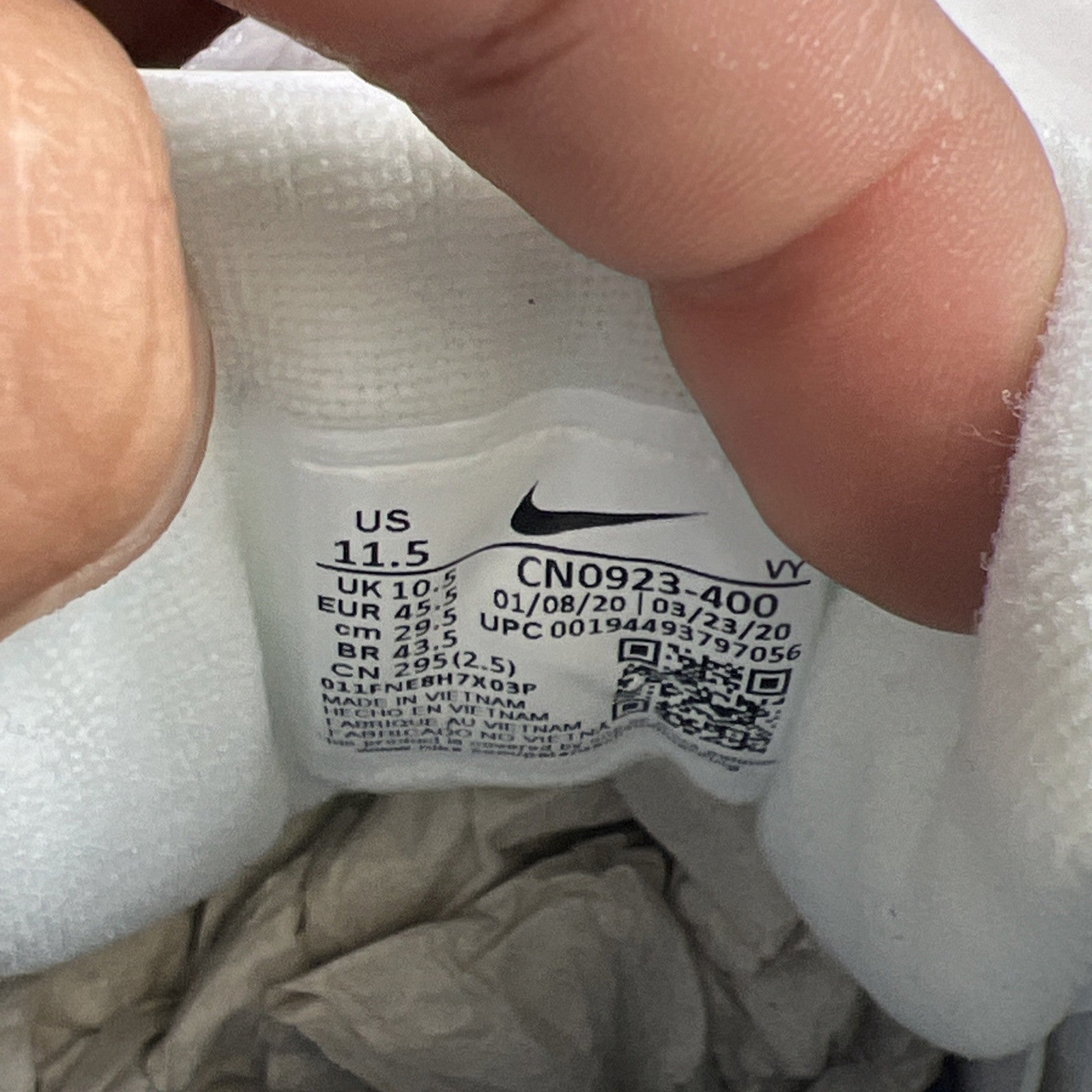 Size 11.5 - Nike Air Trainer 3 Retro USA (CN0923-400)