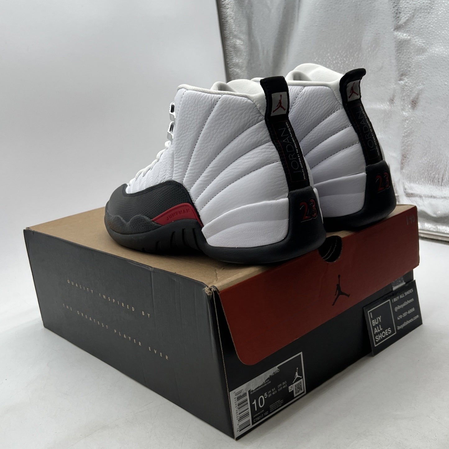 Size 10.5 - Air Jordan 12 Retro Taxi Flip (CT8013-162)