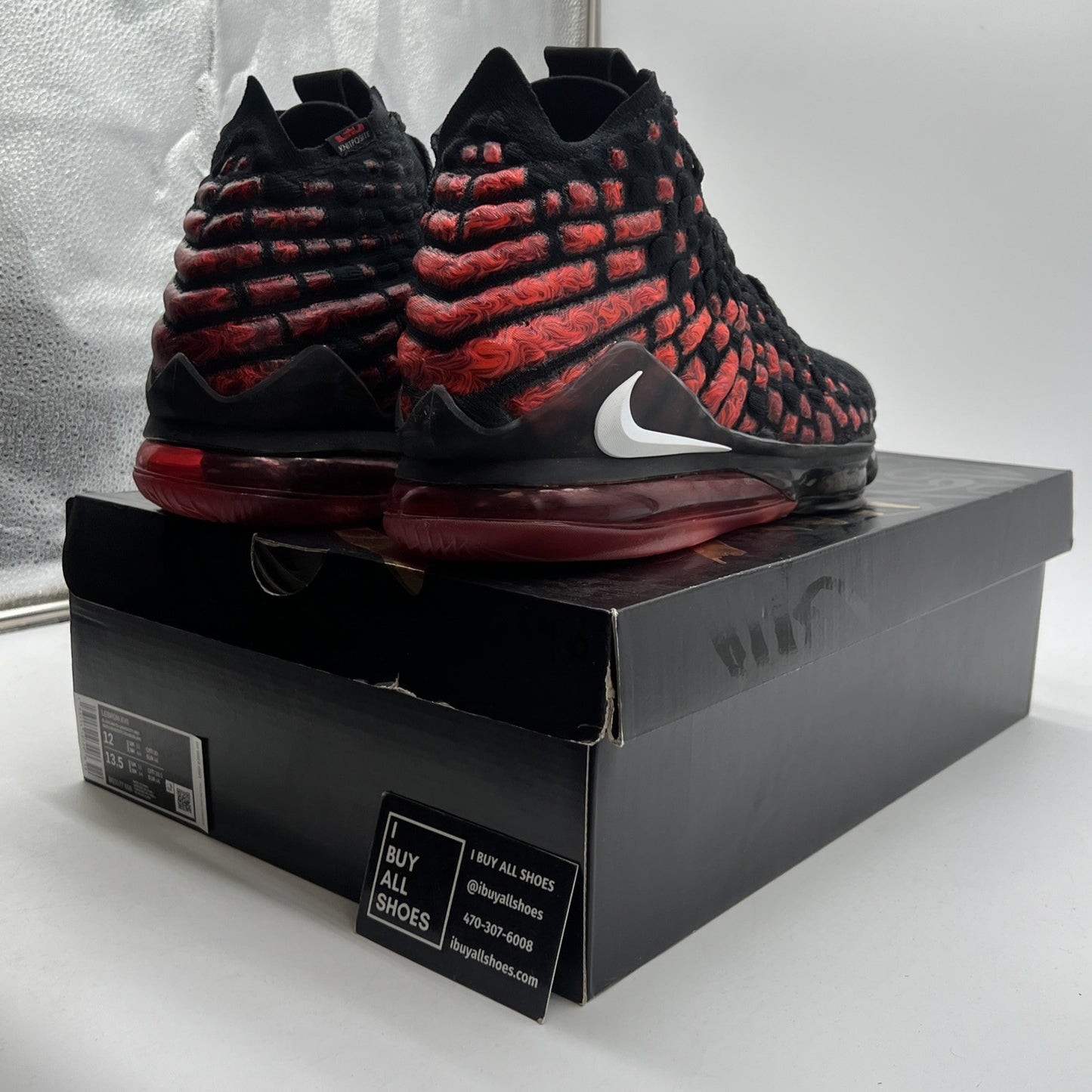 Size 12 - Nike LeBron 17 Infrared VI (BQ3177-006)