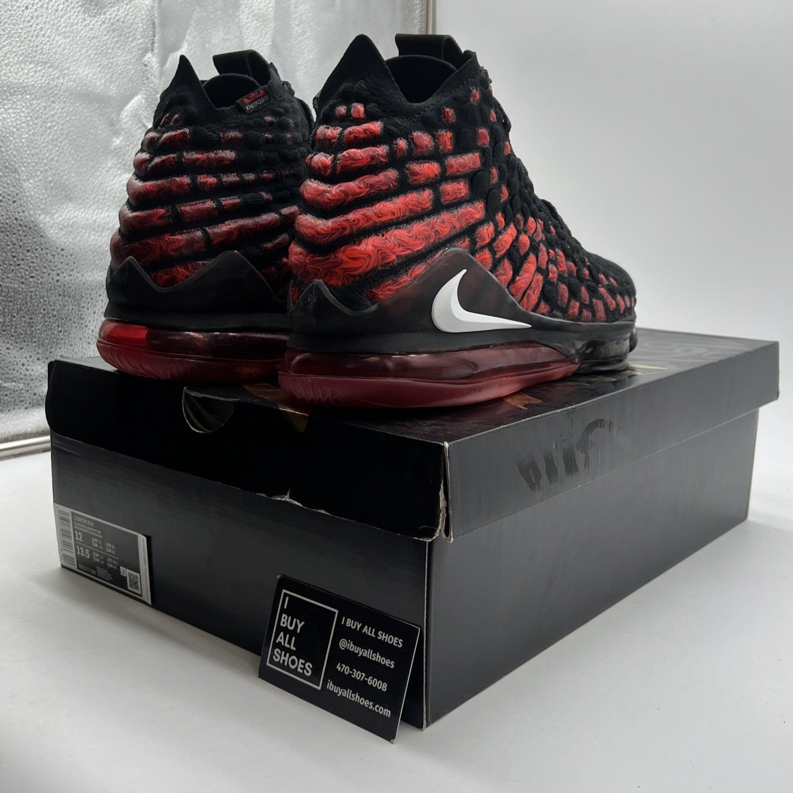 Size 12 - Nike LeBron 17 Infrared VI (BQ3177-006)
