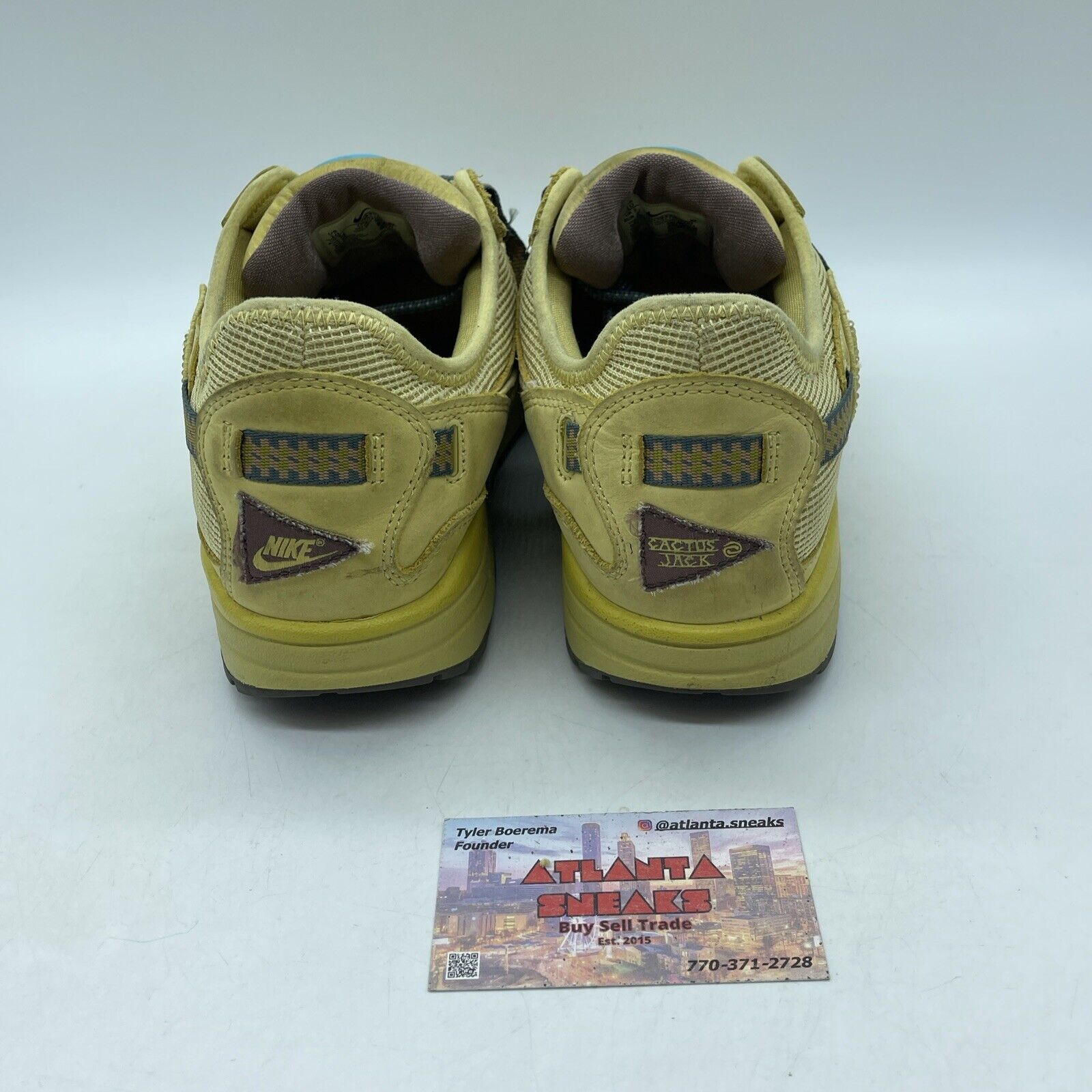 Size 10 - Nike Air Max 1 x Travis Scott Saturn Gold Yellow Suede (DO9392-700)
