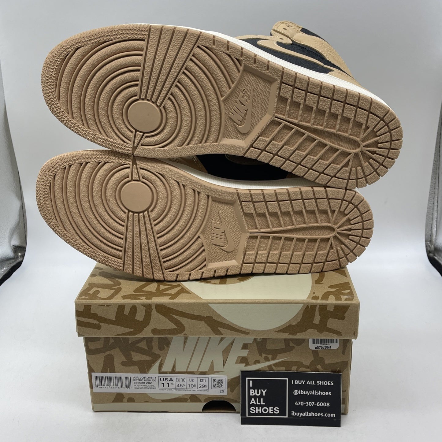 Size 11.5 - Air Jordan 1 Retro High OG Heirloom 2022 (555088-202)