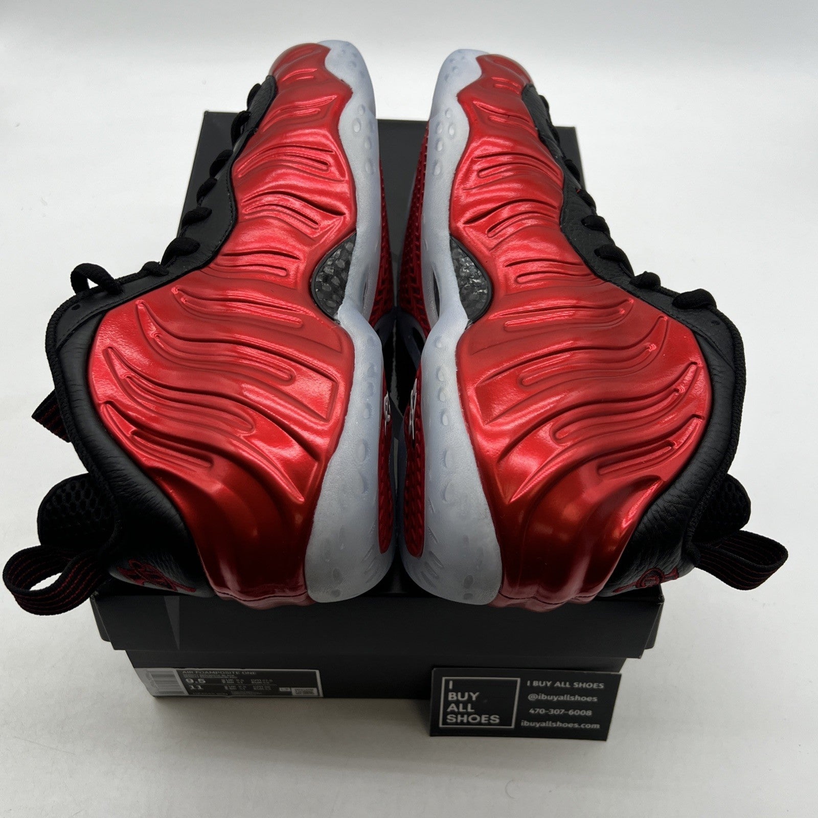 Size 9.5 - Nike Air Foamposite One 2023 Metallic Red (DZ2545-600)