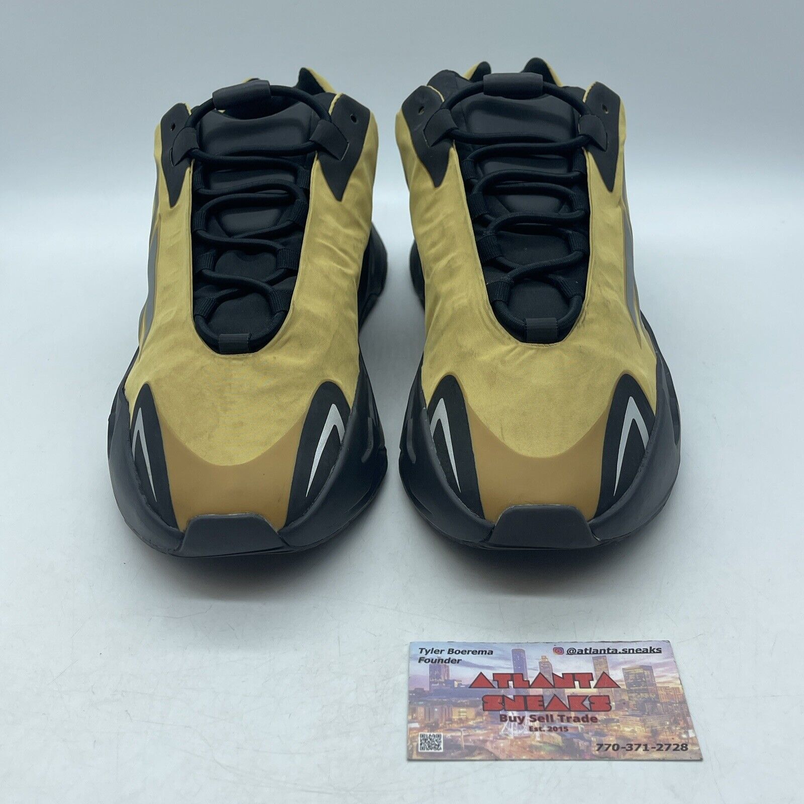Size 11 - adidas Yeezy Boost 700 MNVN Honey Flux Yellow Black Silver (GZ0717)