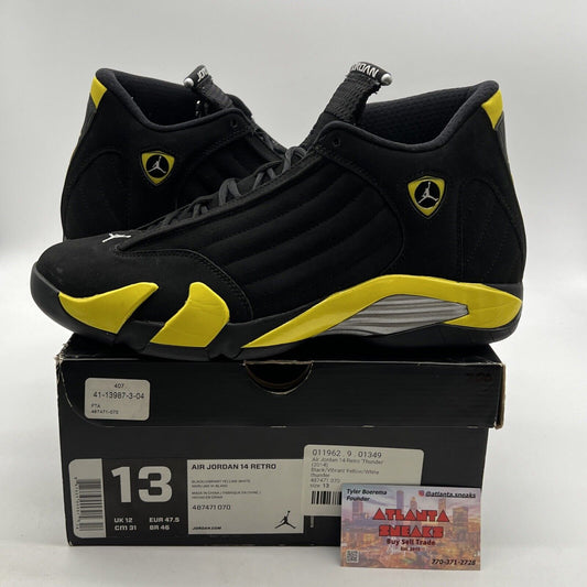 Size 13 - Air Jordan 14 Retro Thunder (487471-070)