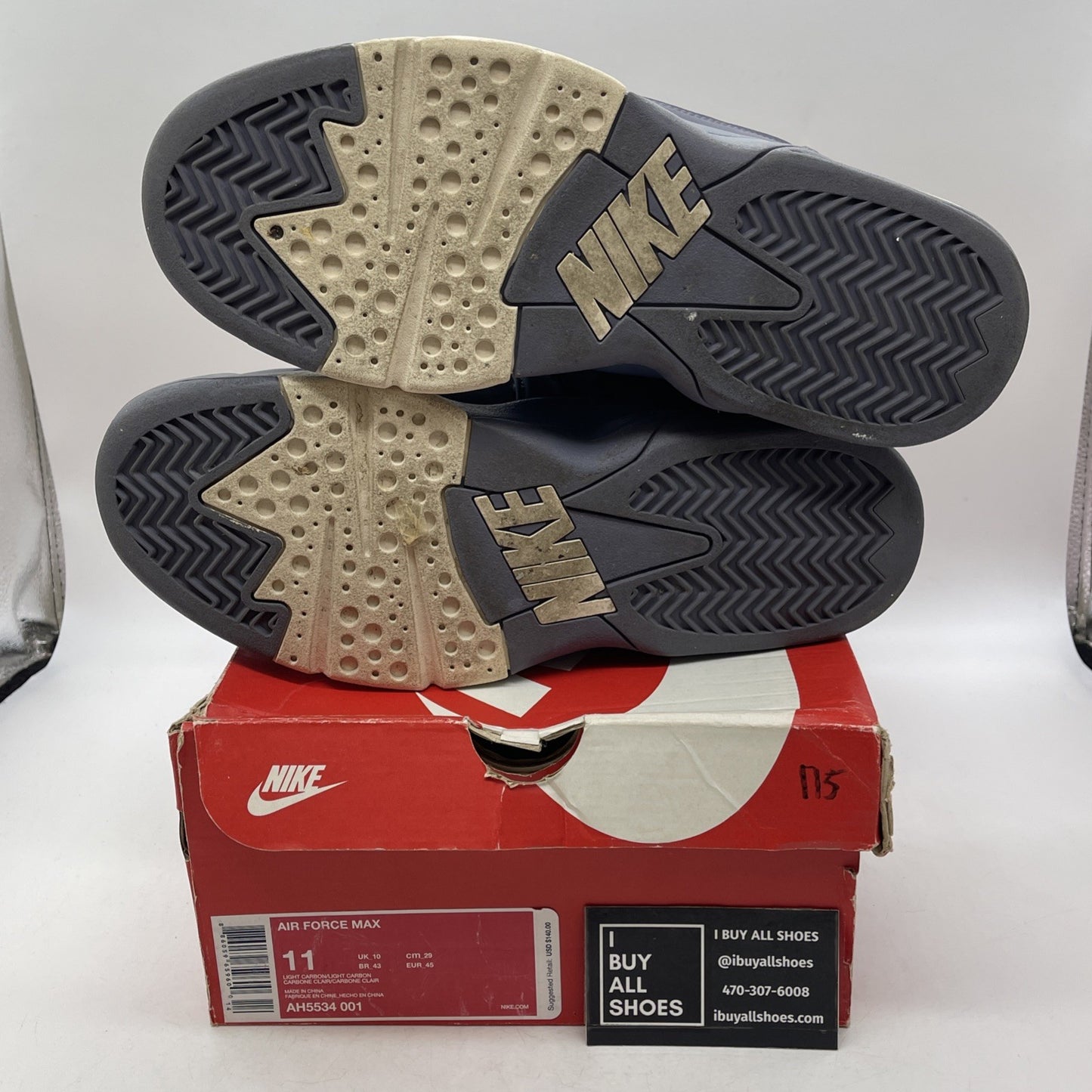 Size 11 - Nike Air Force Max Light Carbon (AH5534-001)