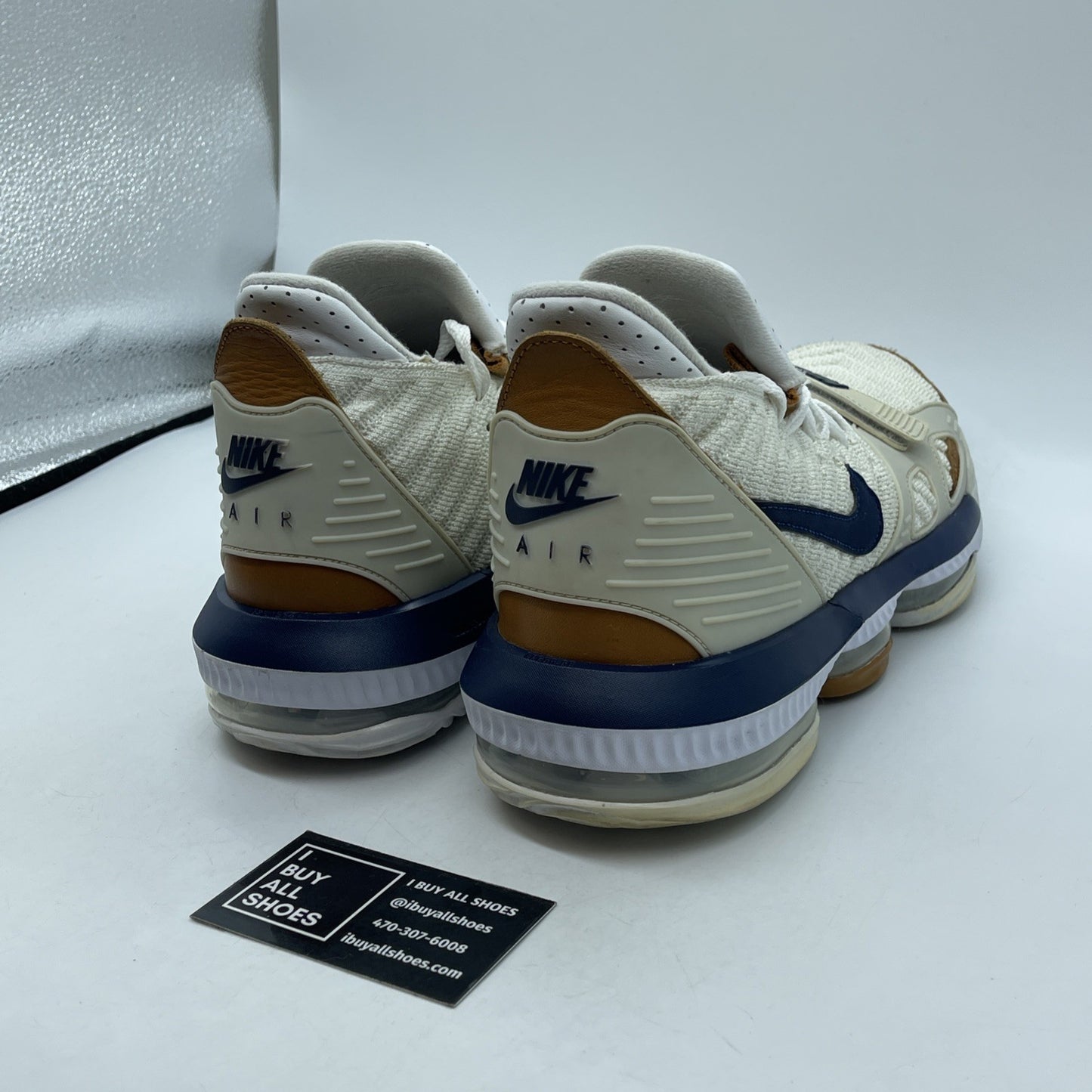Size 11 - Nike LeBron 16 Air Trainer Medicine Ball Suede Leather (CD7089-100)