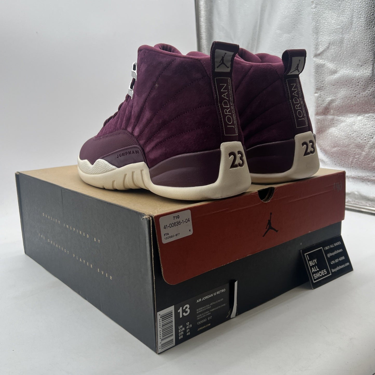 Size 13 - Air Jordan 12 Retro Bordeaux (130690-617)