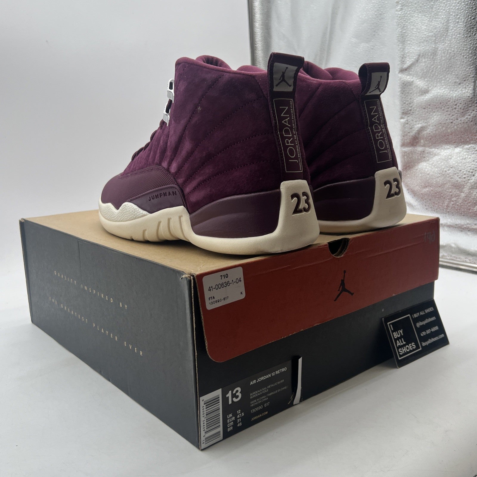 Size 13 - Air Jordan 12 Retro Bordeaux (130690-617)