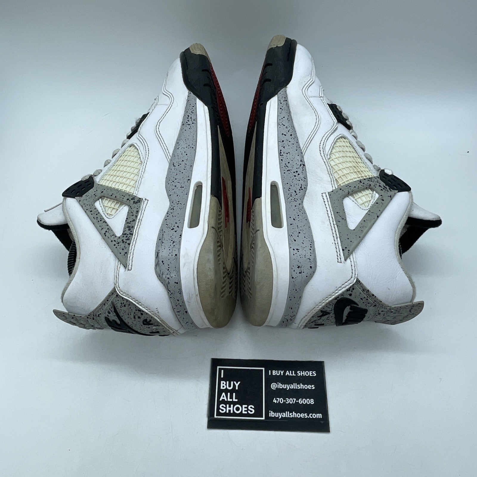 Size 8.5 - Air Jordan 4 Retro OG Mid White Cement (840606-192)