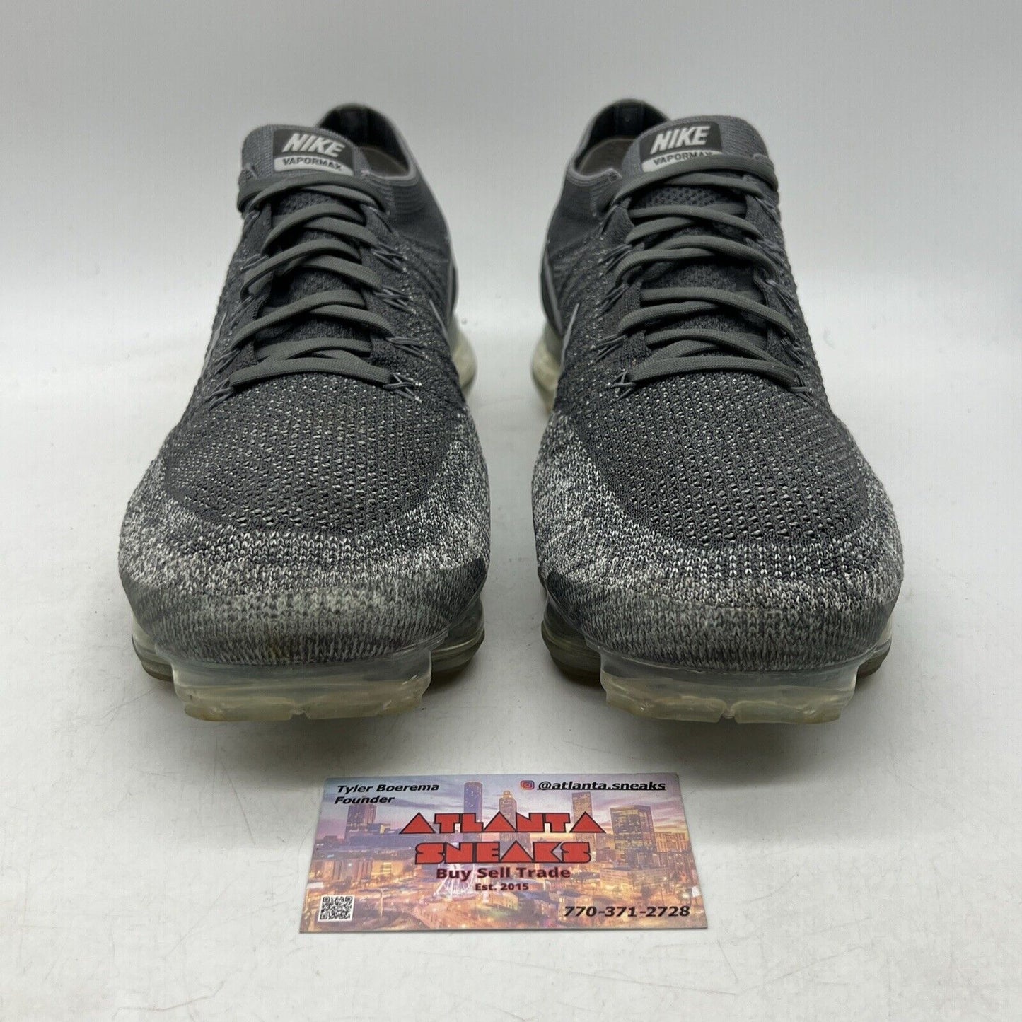Size 12 - Nike Air VaporMax Asphalt Grey (849558-002)