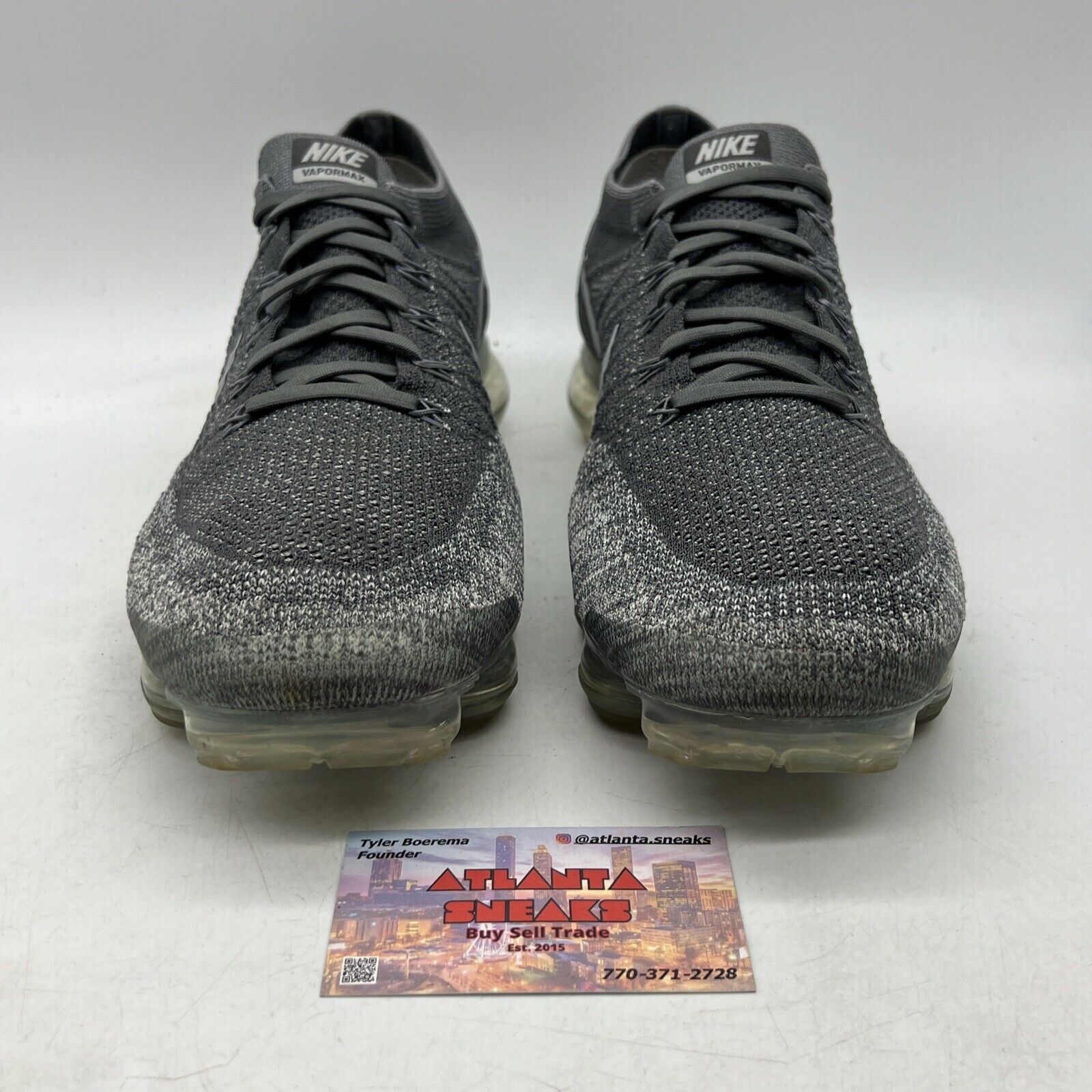 Size 12 - Nike Air VaporMax Asphalt Grey (849558-002)