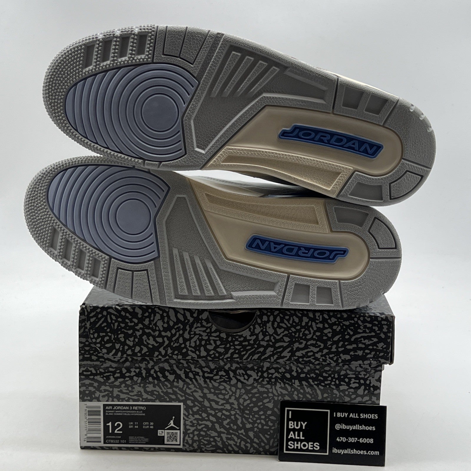 Size 12 - Air Jordan 3 Retro Lucky Shorts (CT8532-101)